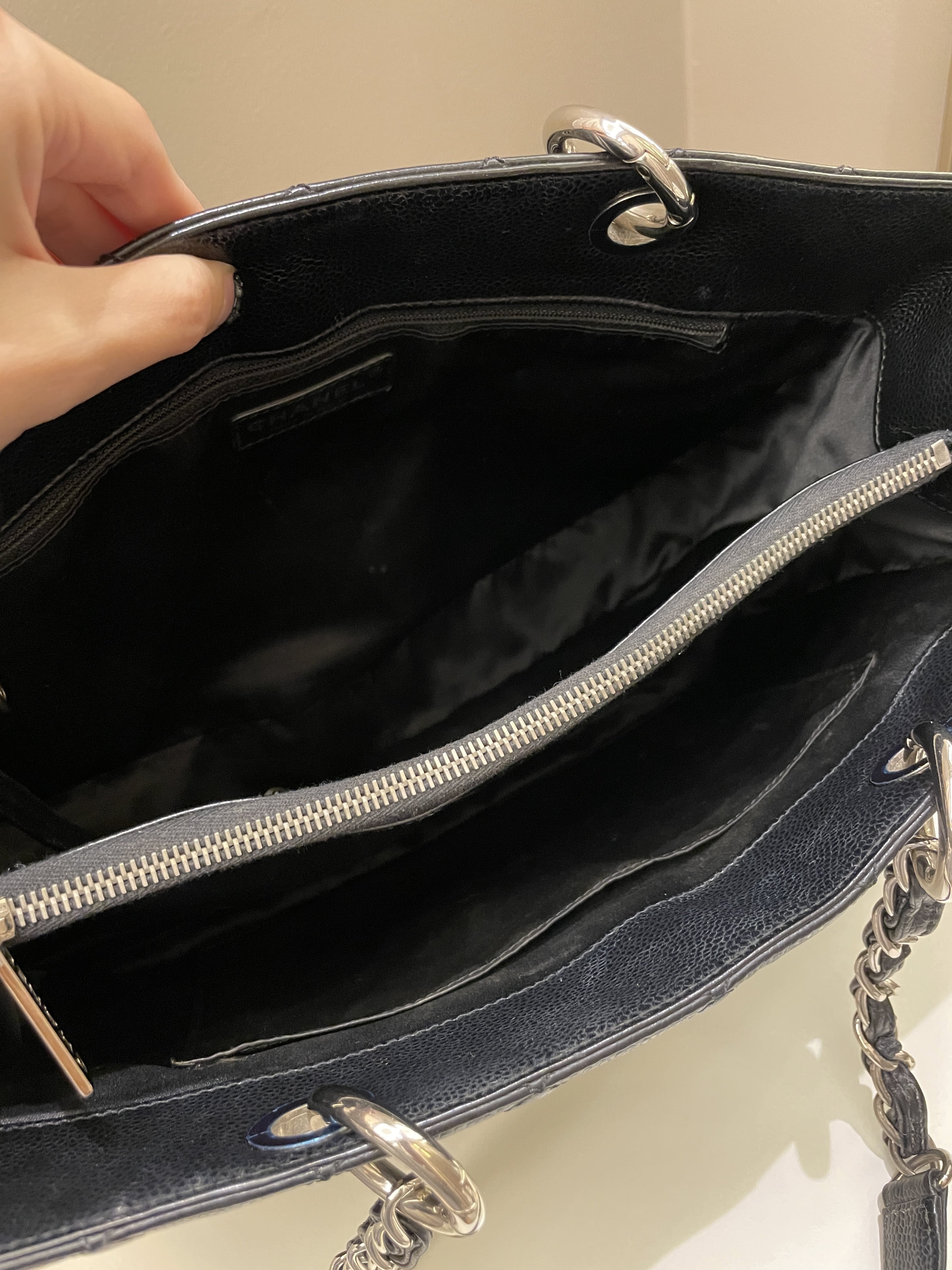 Chanel Classic Quilted GST Black Caviar