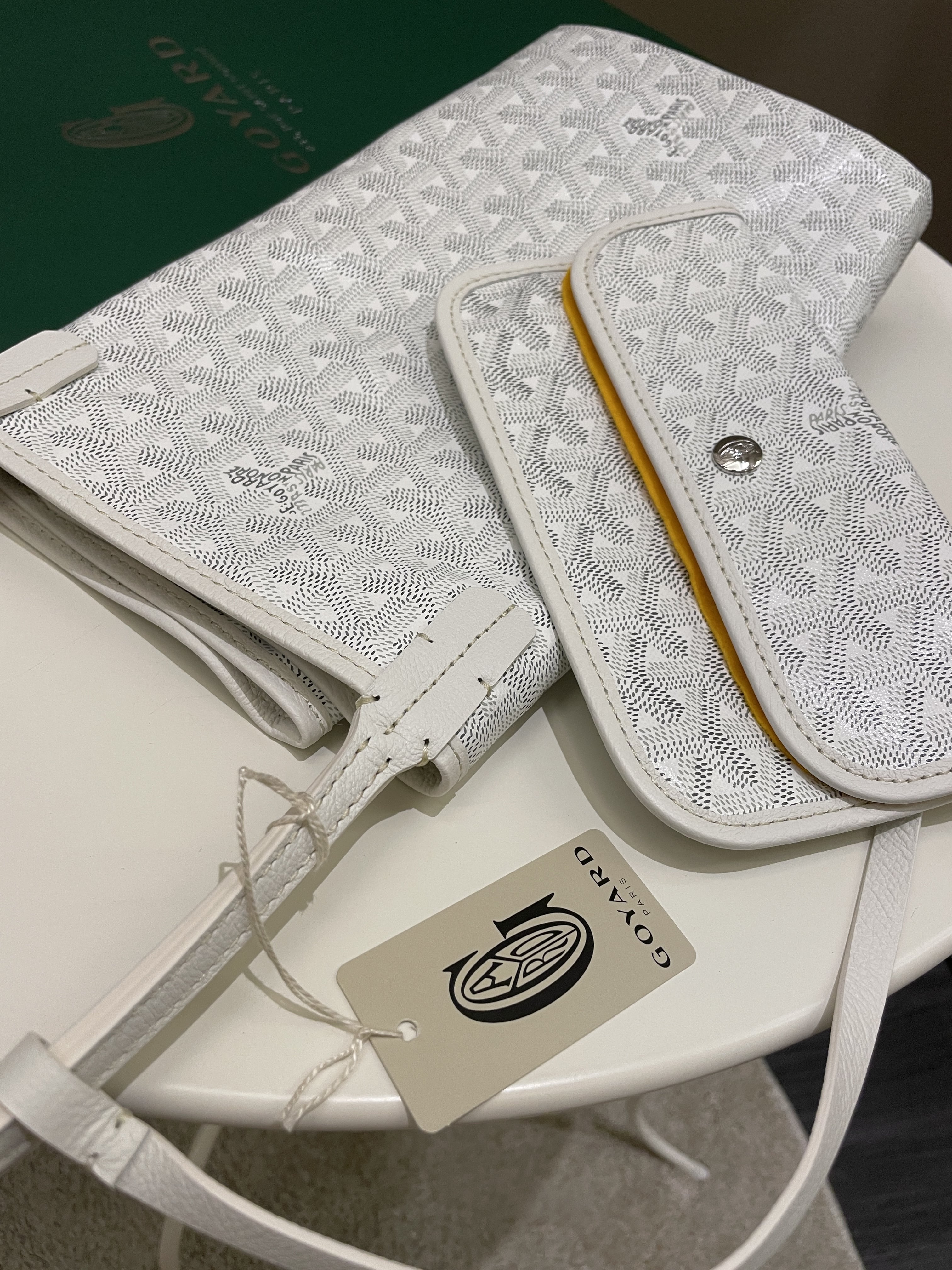 Goyard Saint Louis PM White