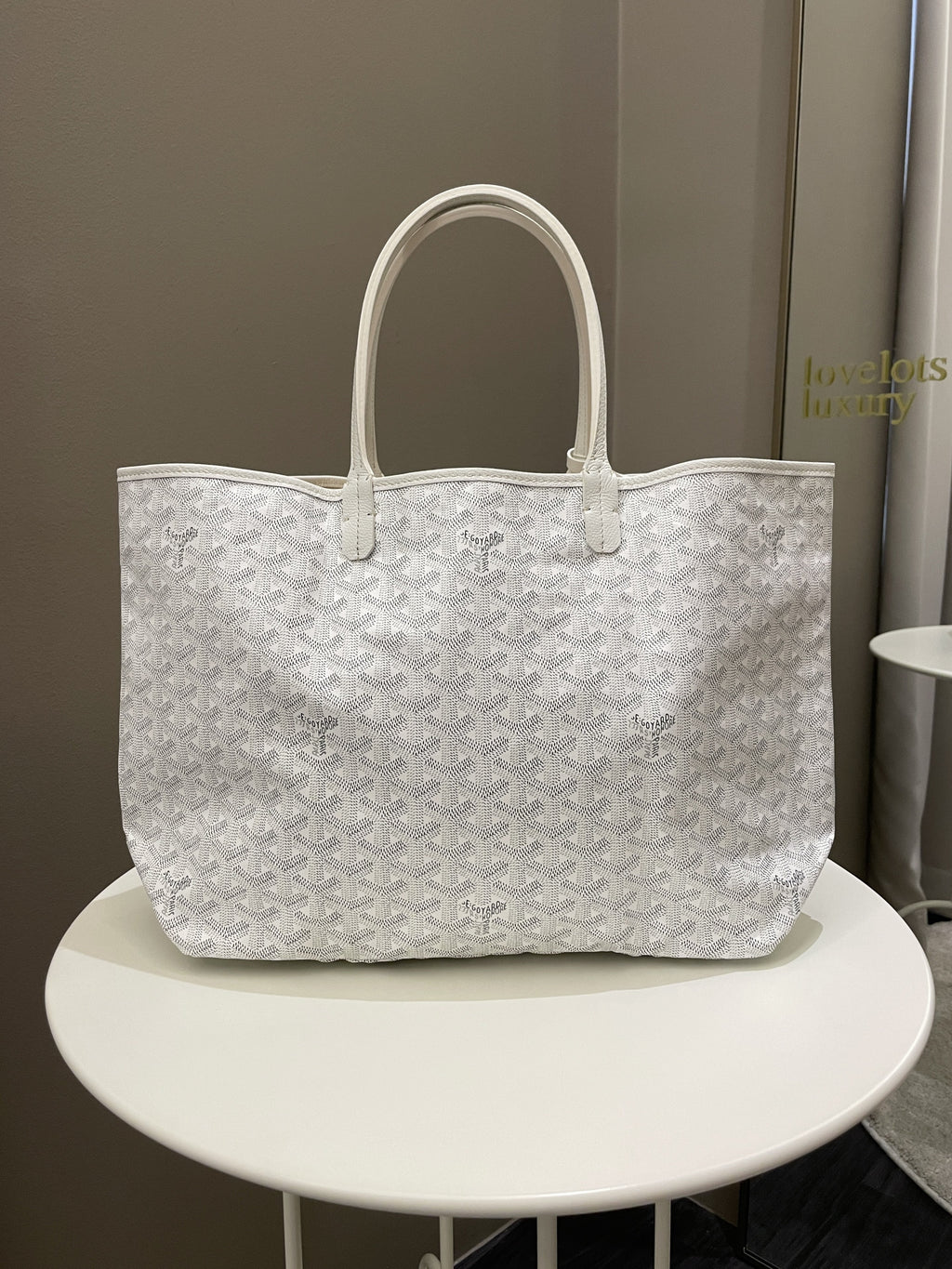 Goyard Saint Louis PM White