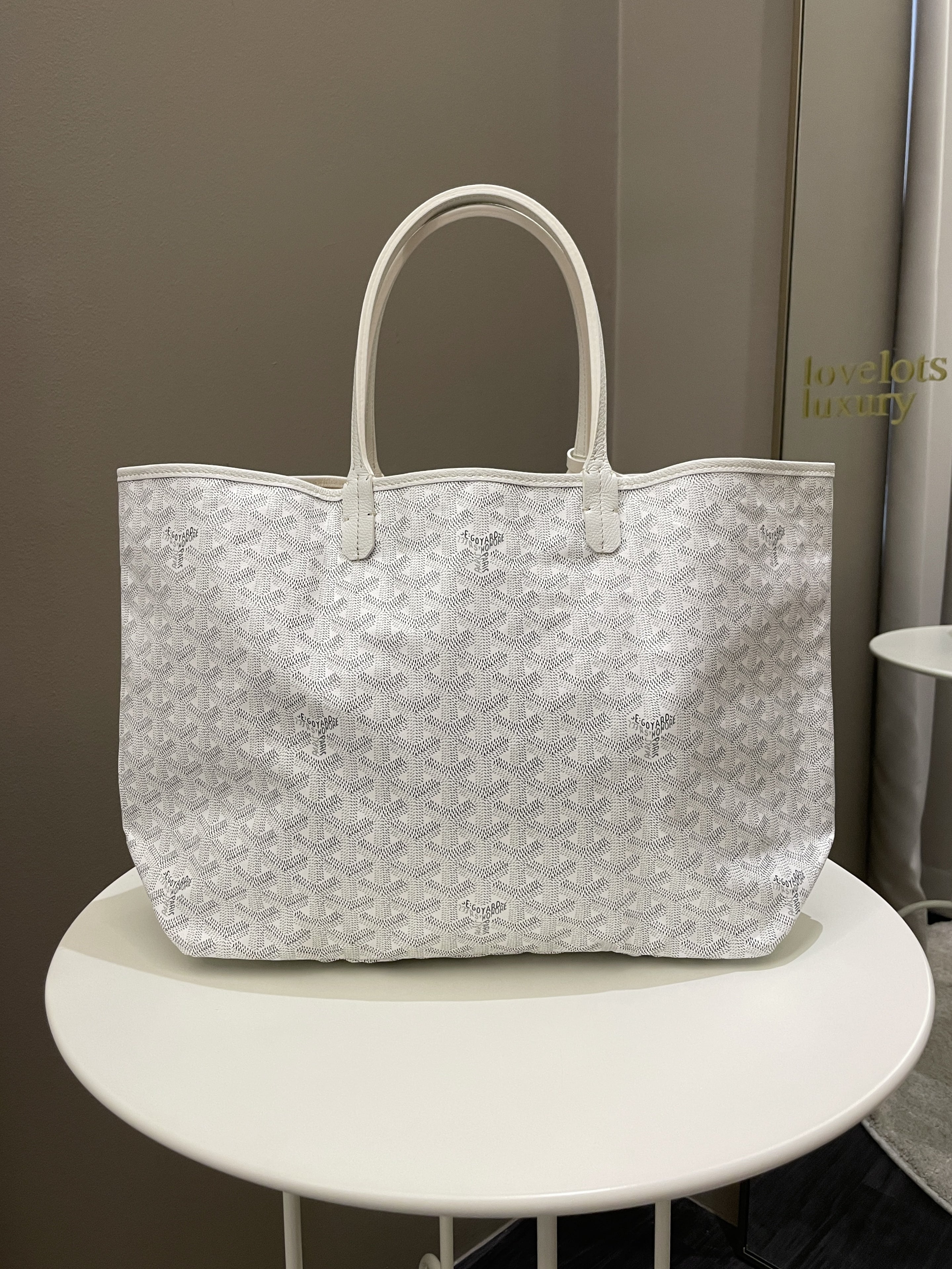 Goyard Saint Louis PM White