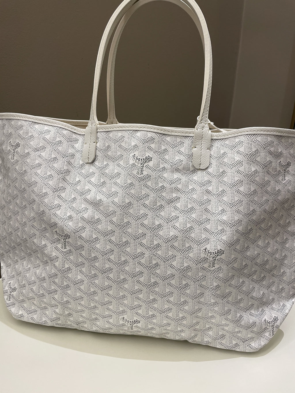 Goyard Saint Louis PM White