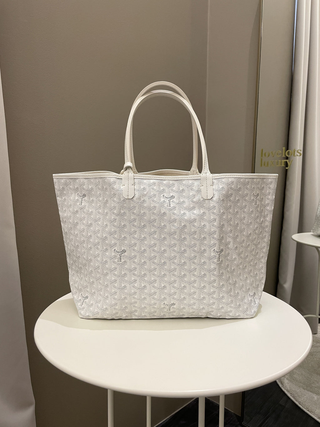 Goyard Saint Louis PM White