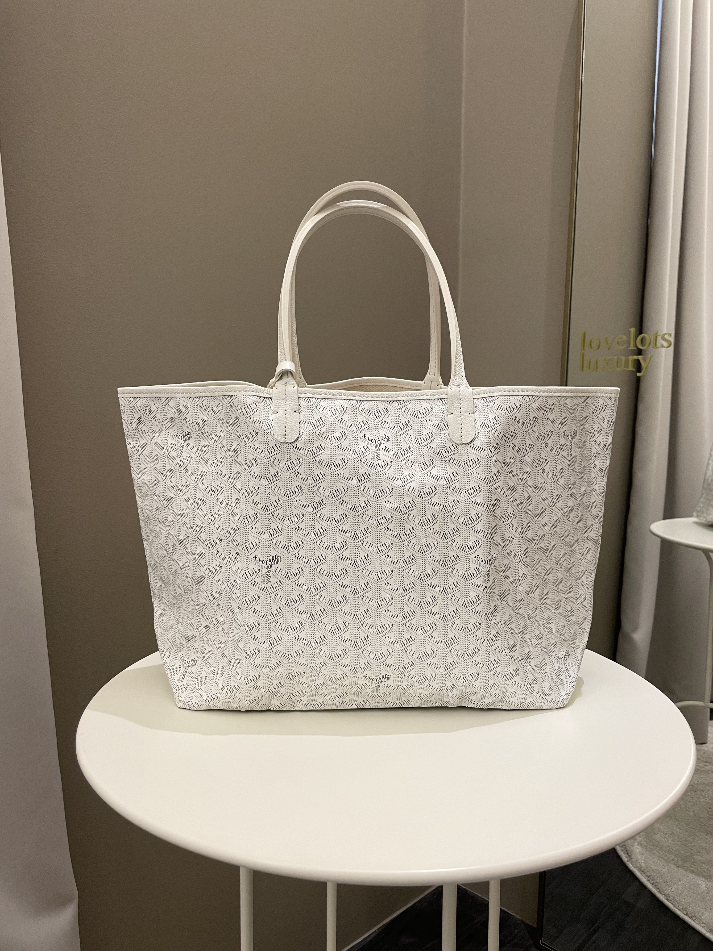 Goyard Saint Louis PM White