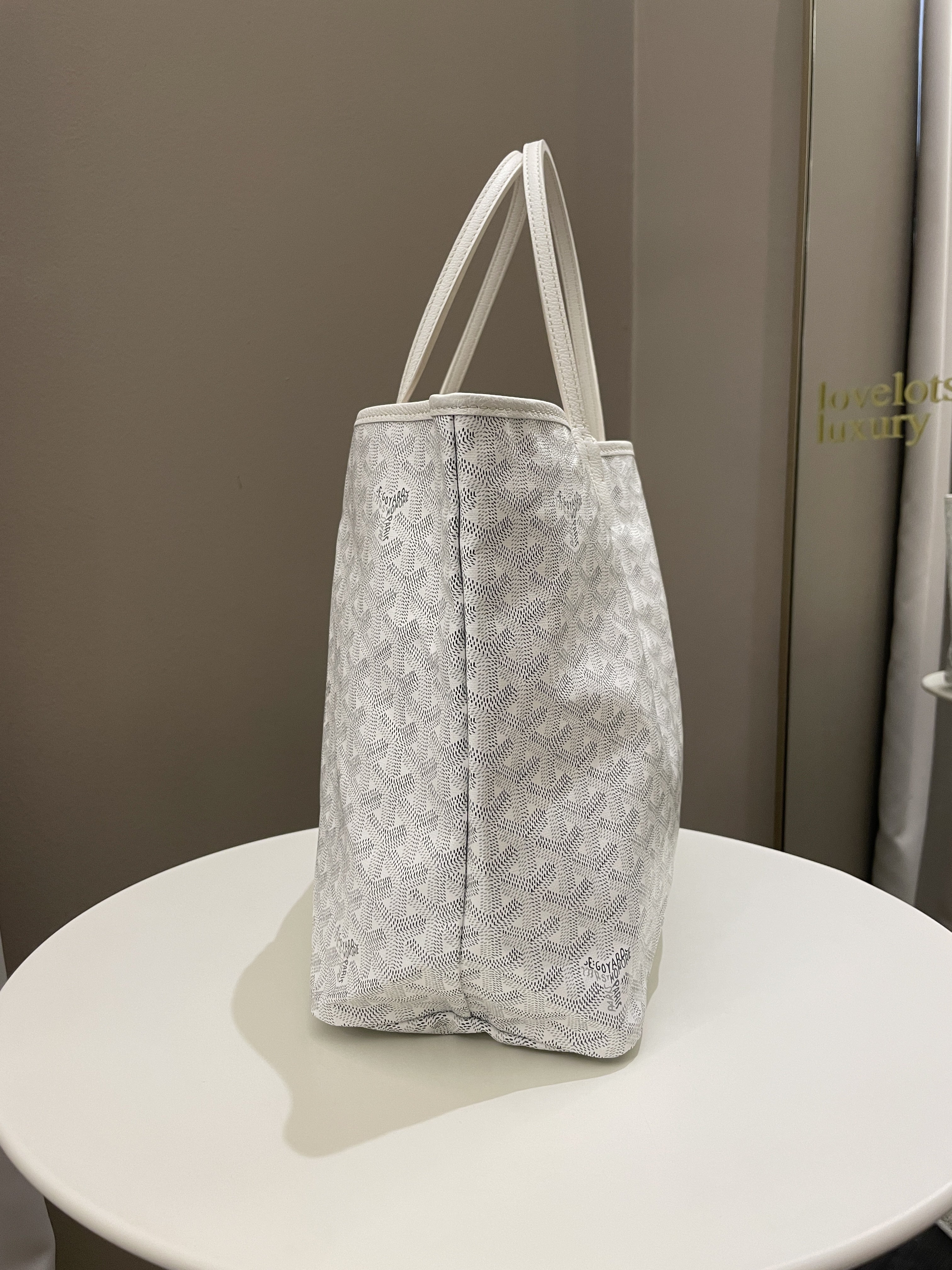 Goyard Saint Louis PM White