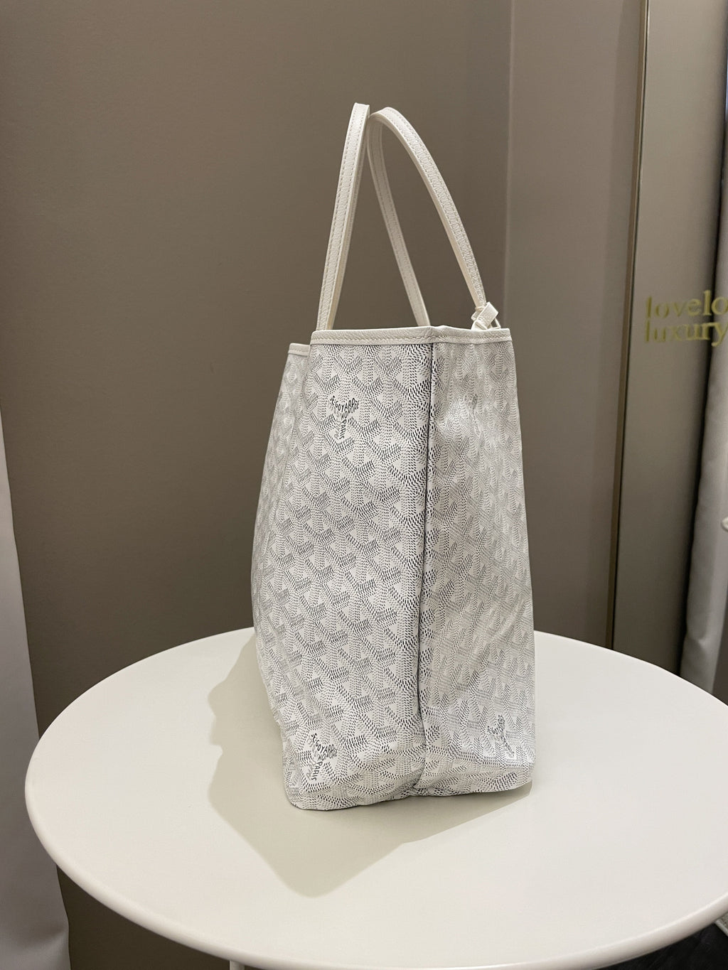 Goyard Saint Louis PM White