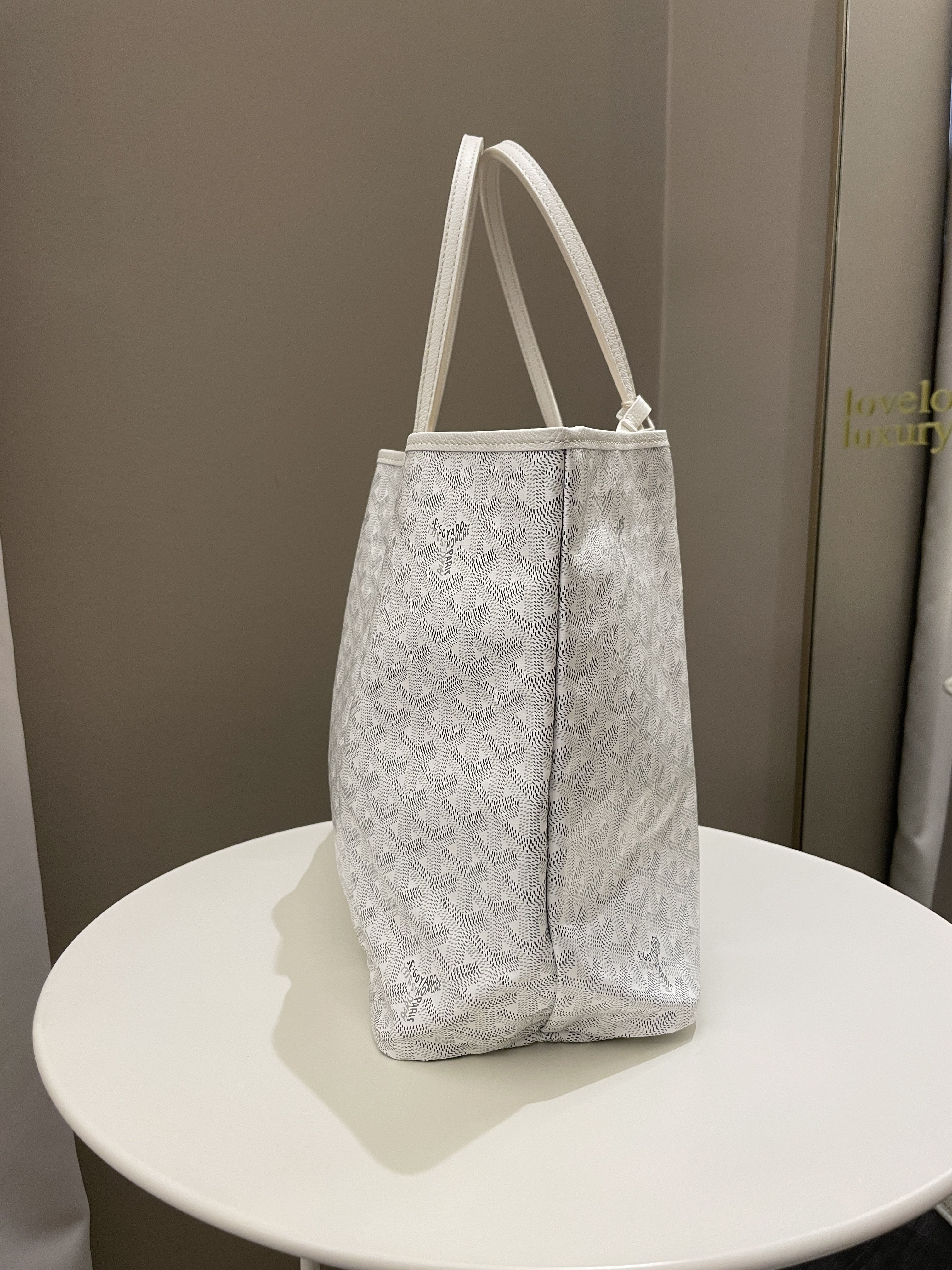 Goyard Saint Louis PM White