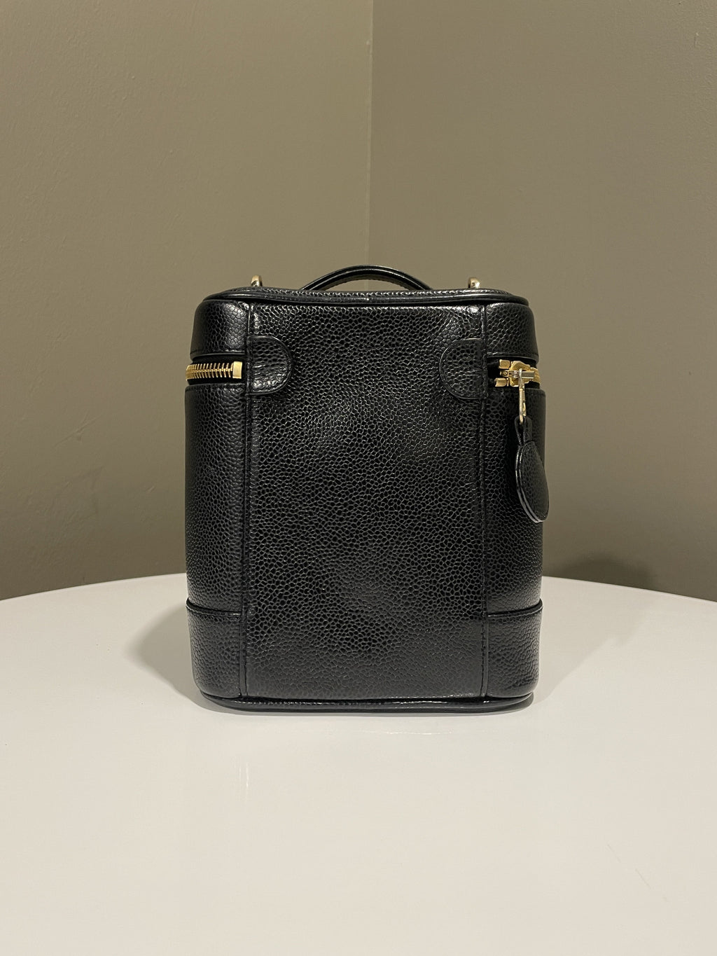 Chanel Vintage Vanity Black Caviar