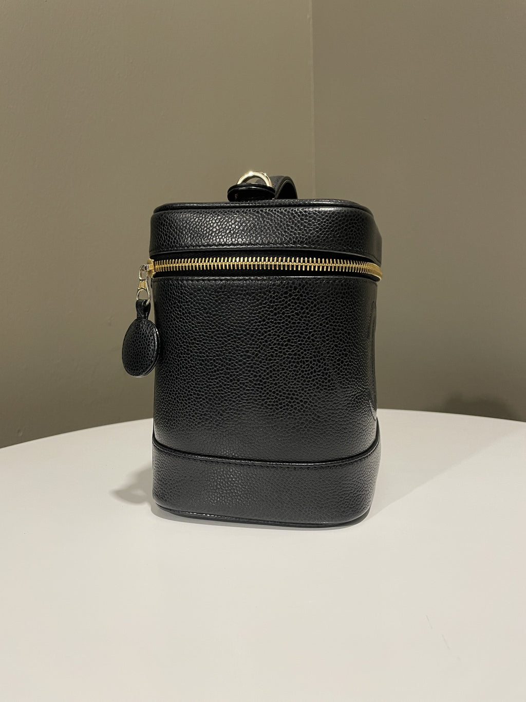 Chanel Vintage Vanity Black Caviar