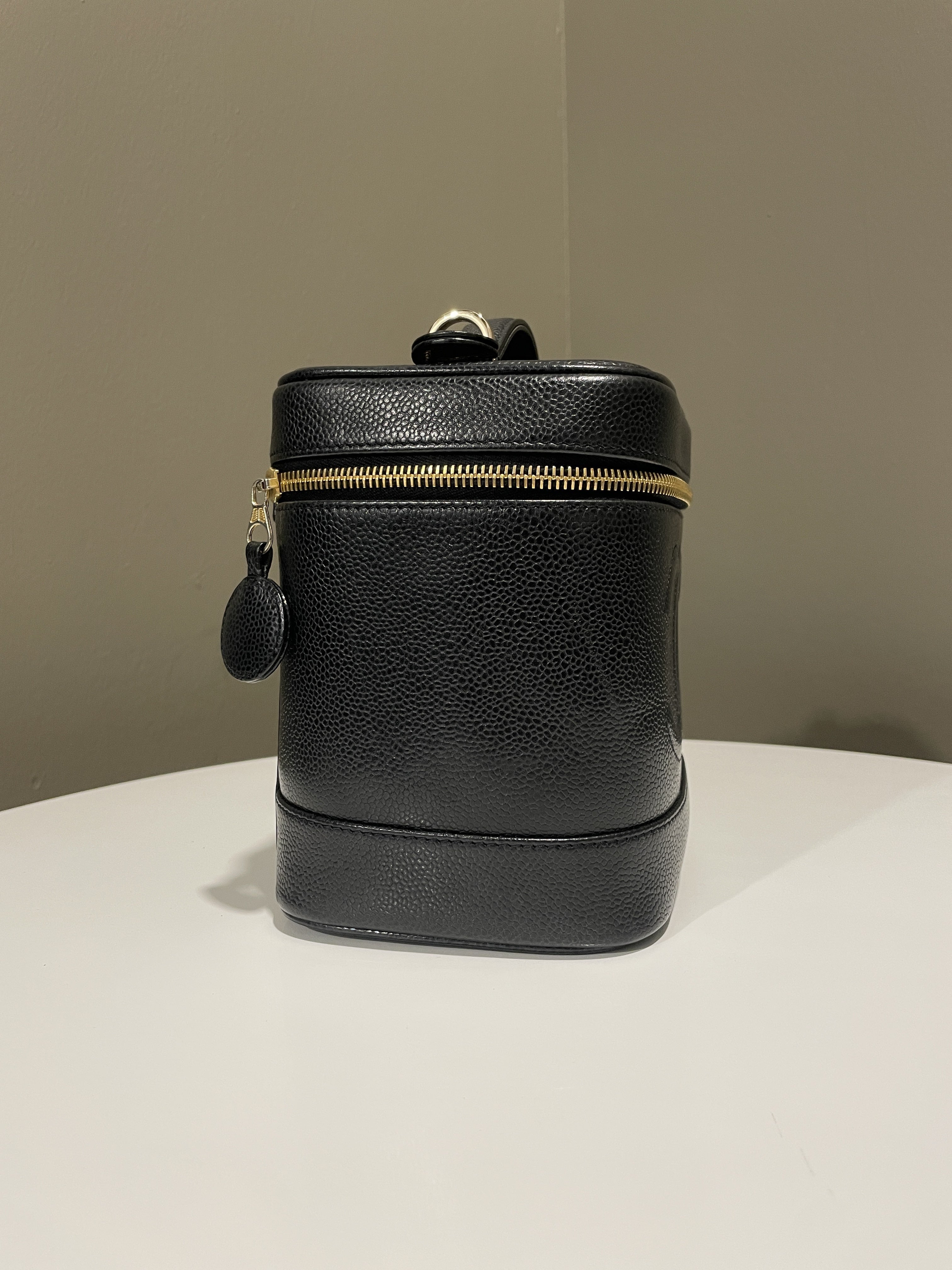Chanel Vintage Vanity Black Caviar