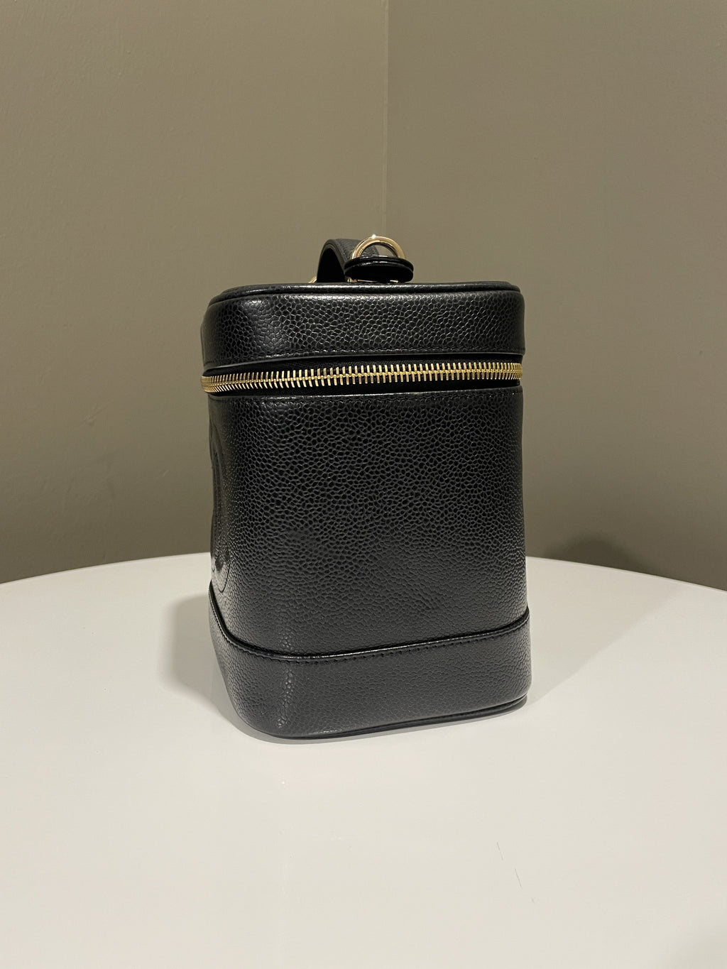 Chanel Vintage Vanity Black Caviar