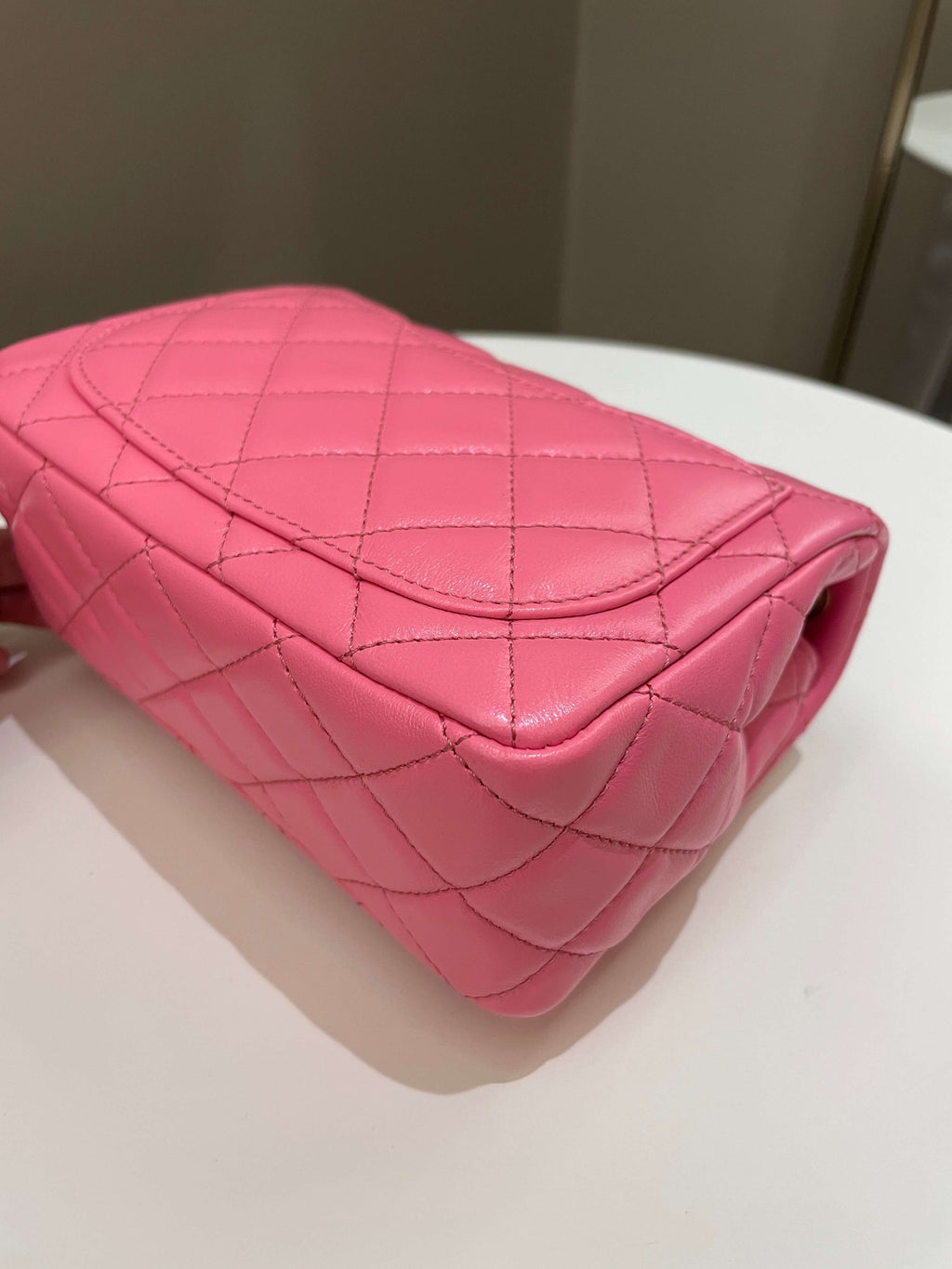 Chanel Pearl Crush Mini Square Pink Lambskin