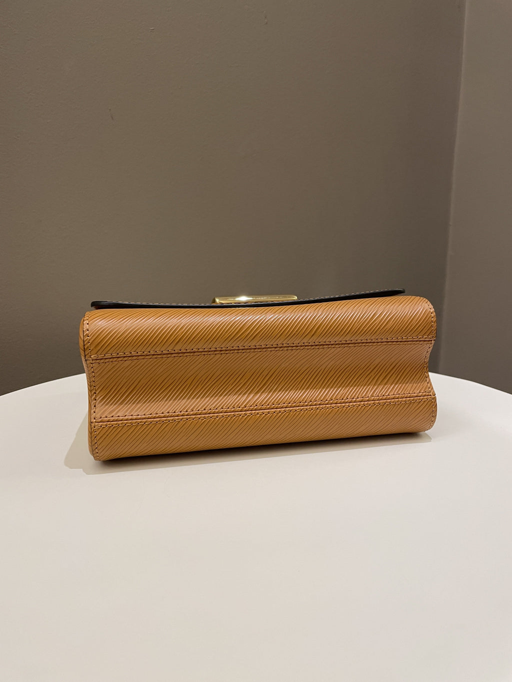 Louis Vuitton Twist MM Bag Gold Miel Epi Leather
