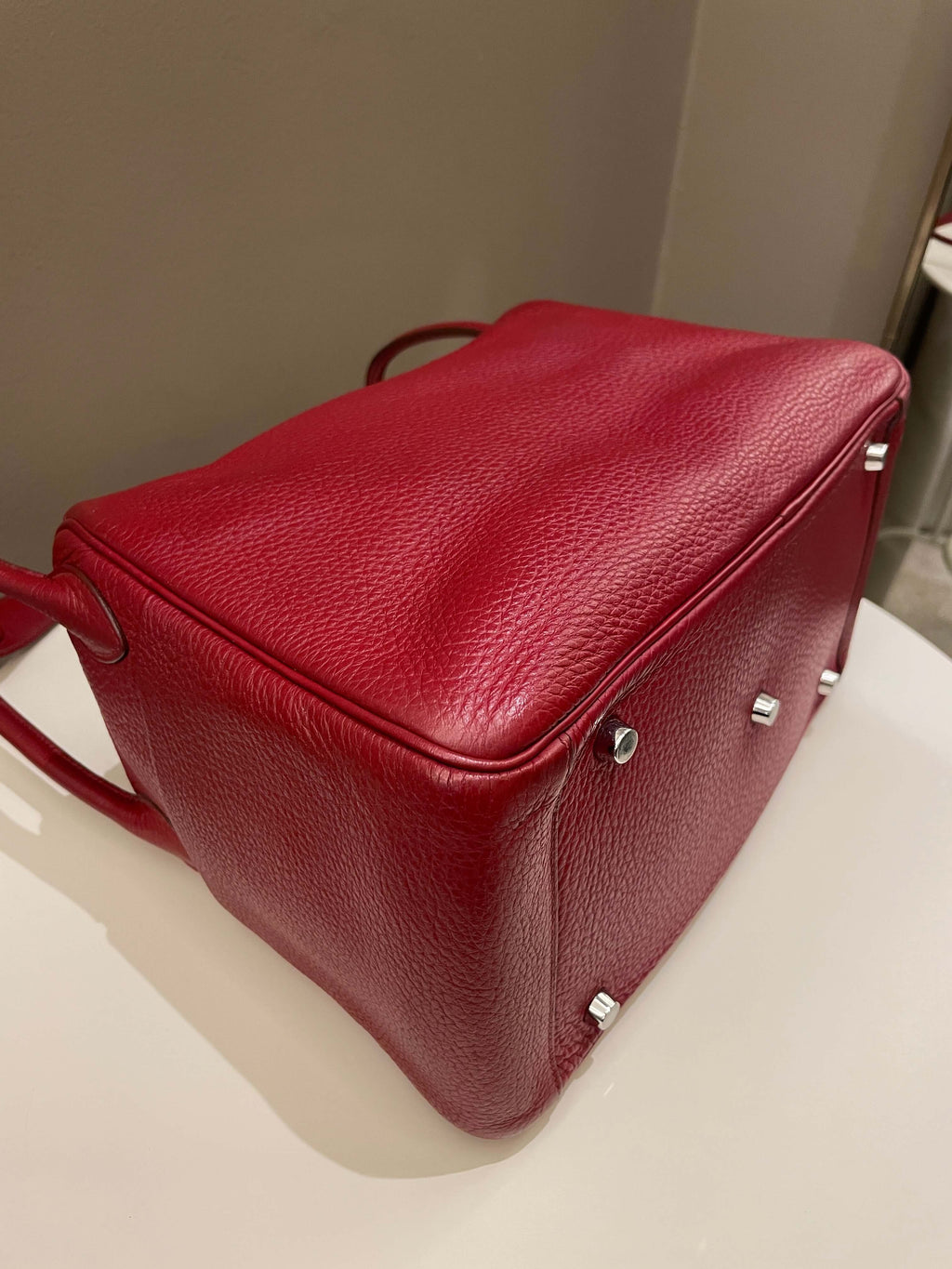 Hermes Lindy 30 Rouge Garance Clemence