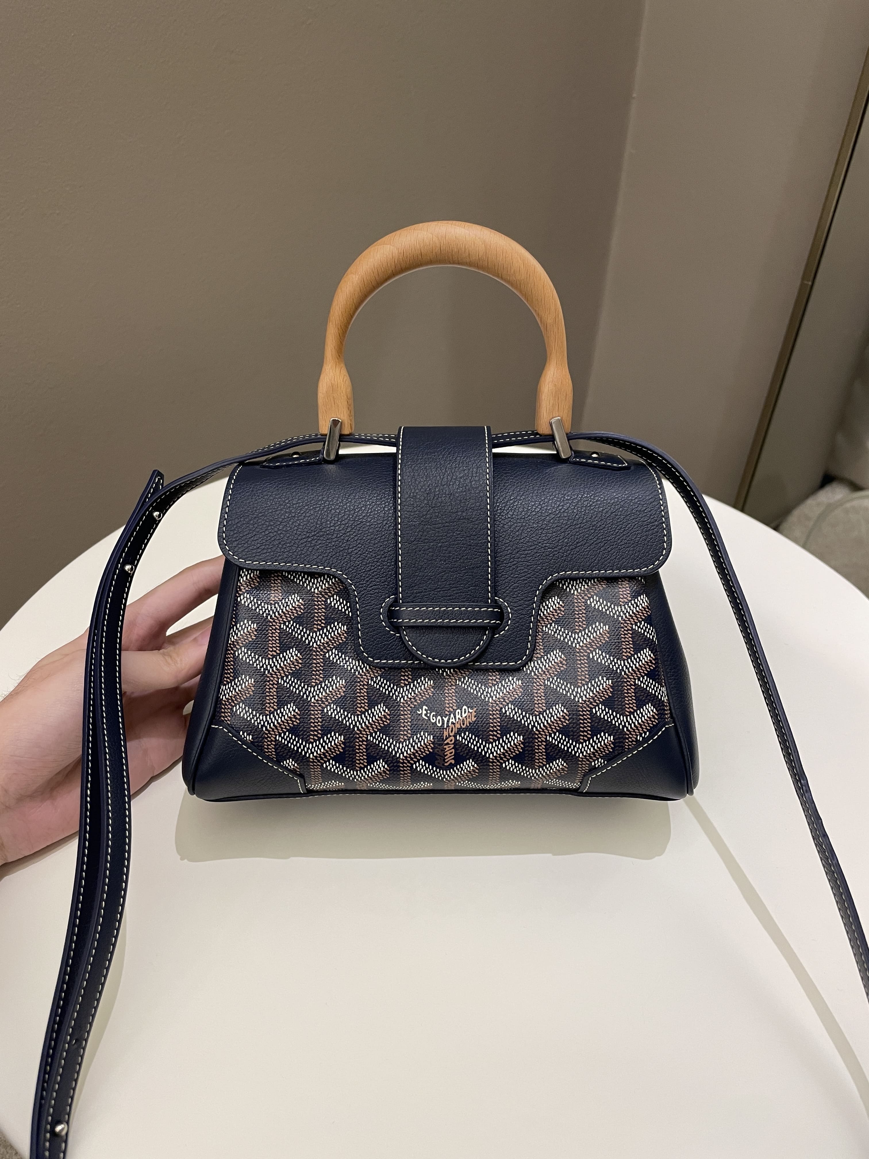 Goyard Mini Saigon Souple Bleu Marine