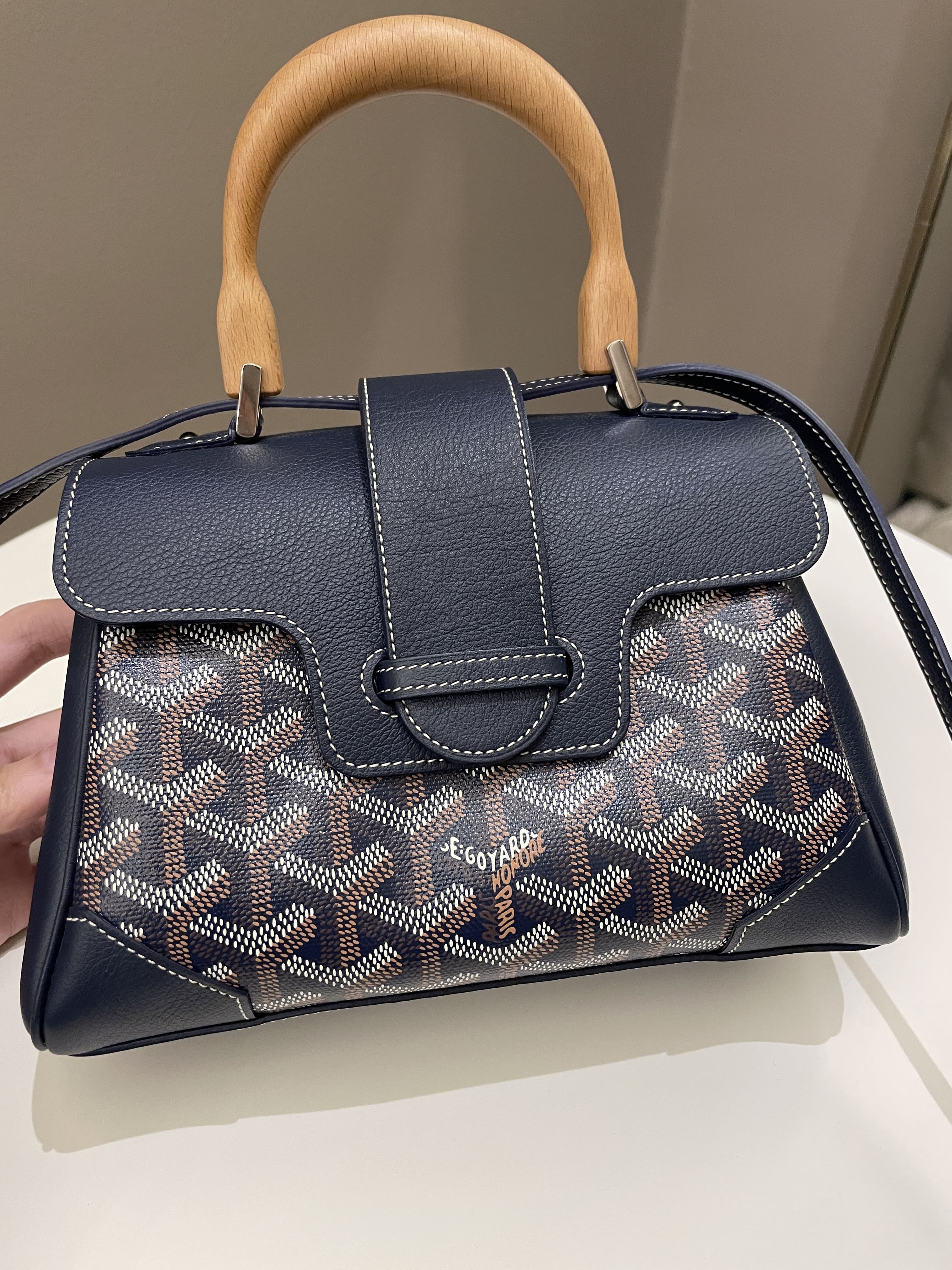 Goyard Mini Saigon Souple Bleu Marine
