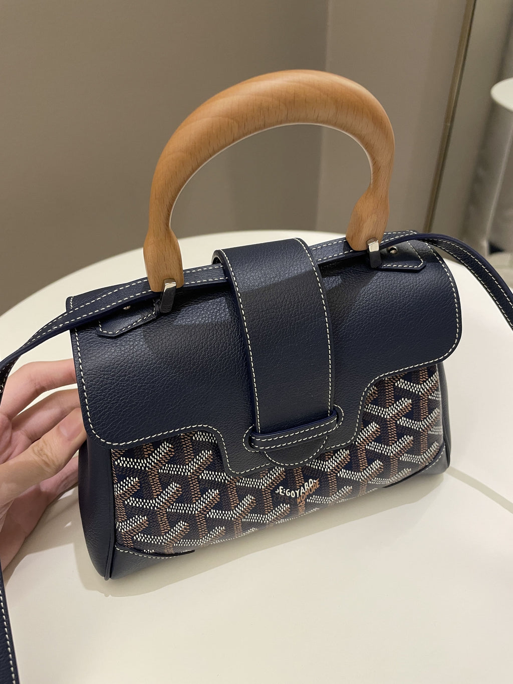 Goyard Mini Saigon Souple Bleu Marine