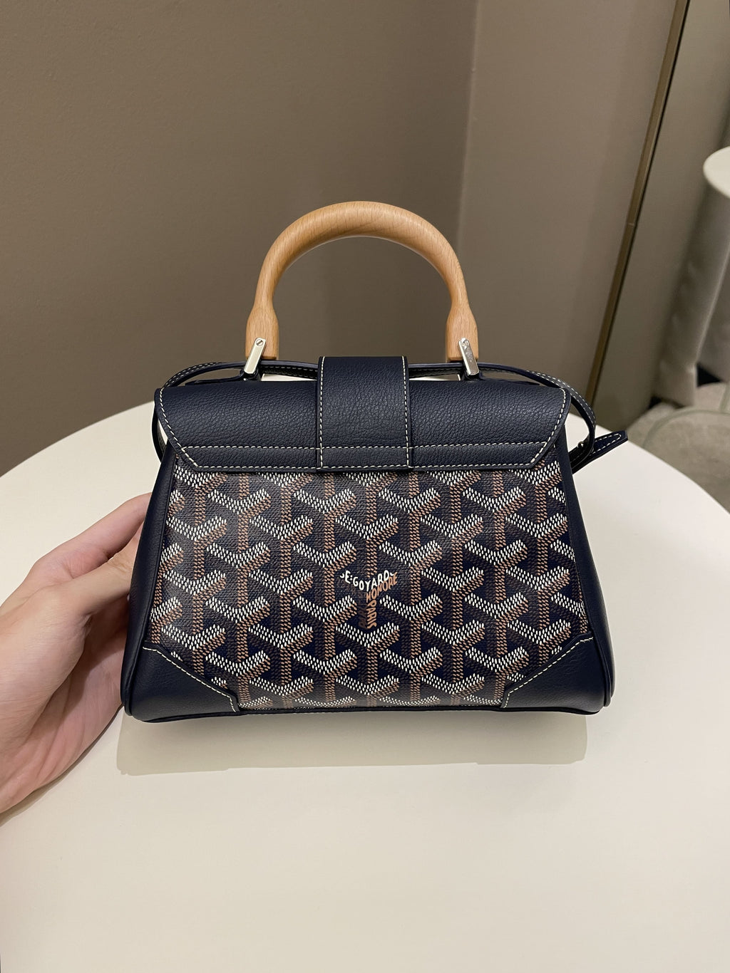 Goyard Mini Saigon Souple Bleu Marine
