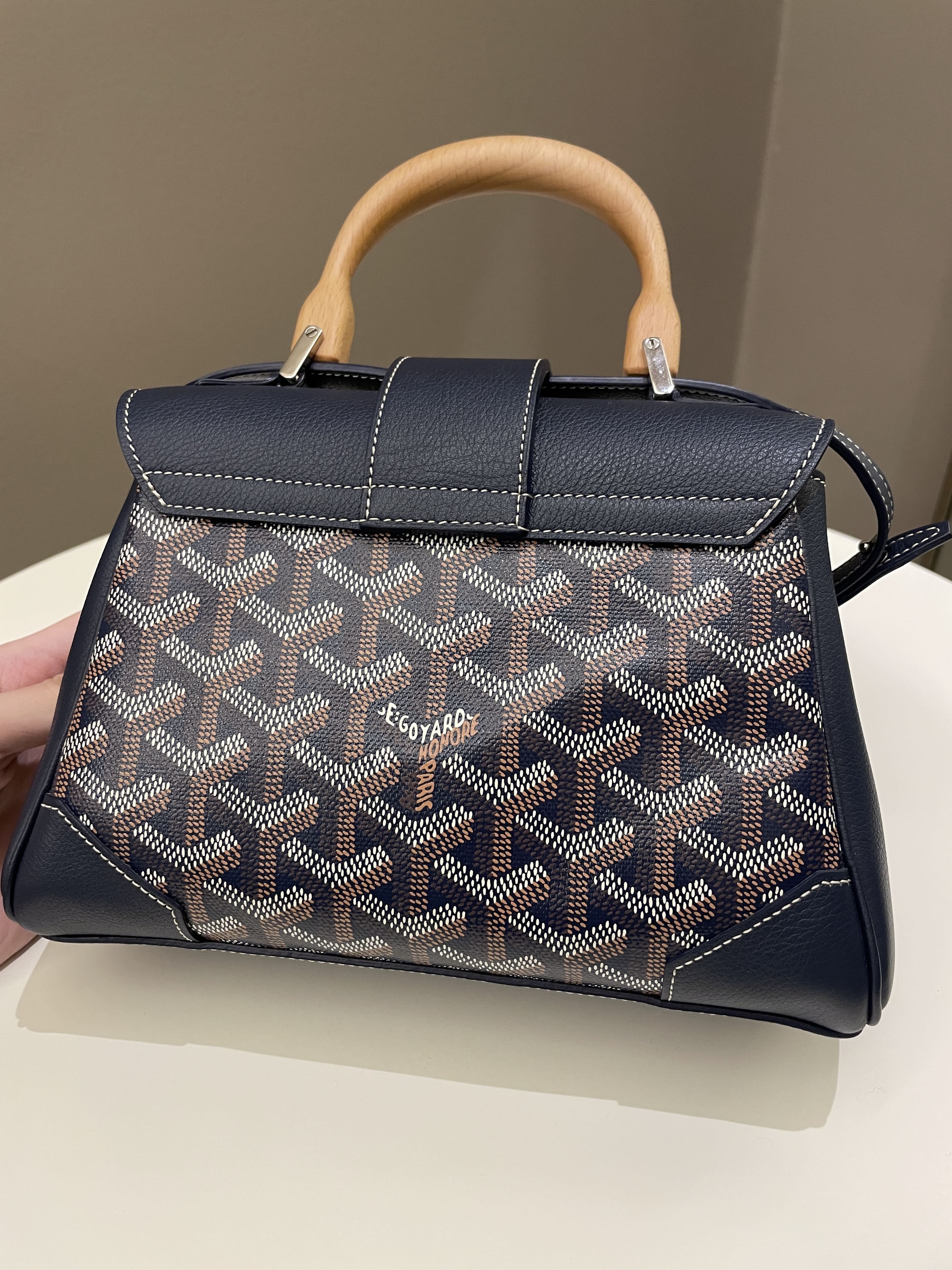 Goyard Mini Saigon Souple Bleu Marine
