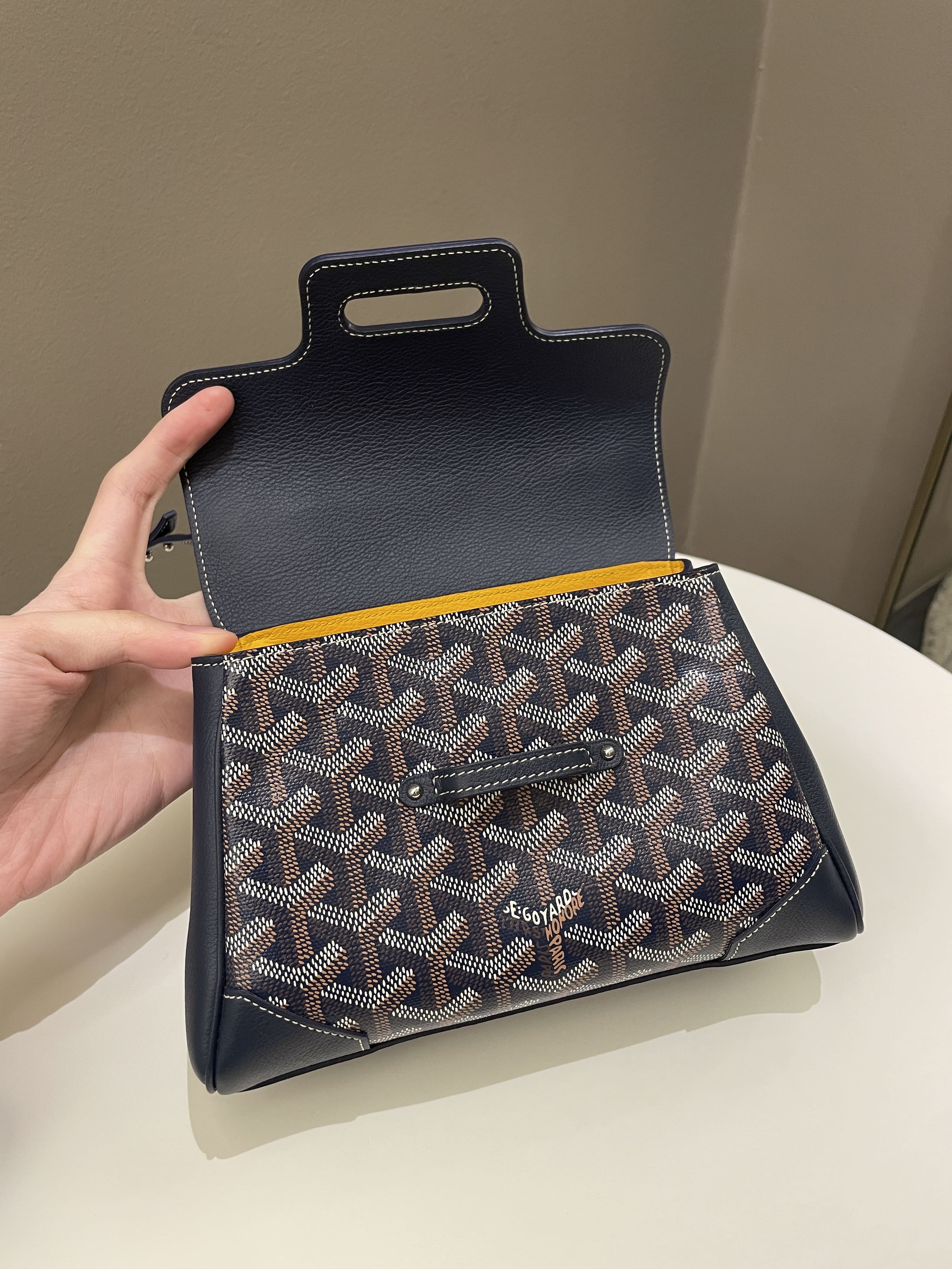 Goyard Mini Saigon Souple Bleu Marine