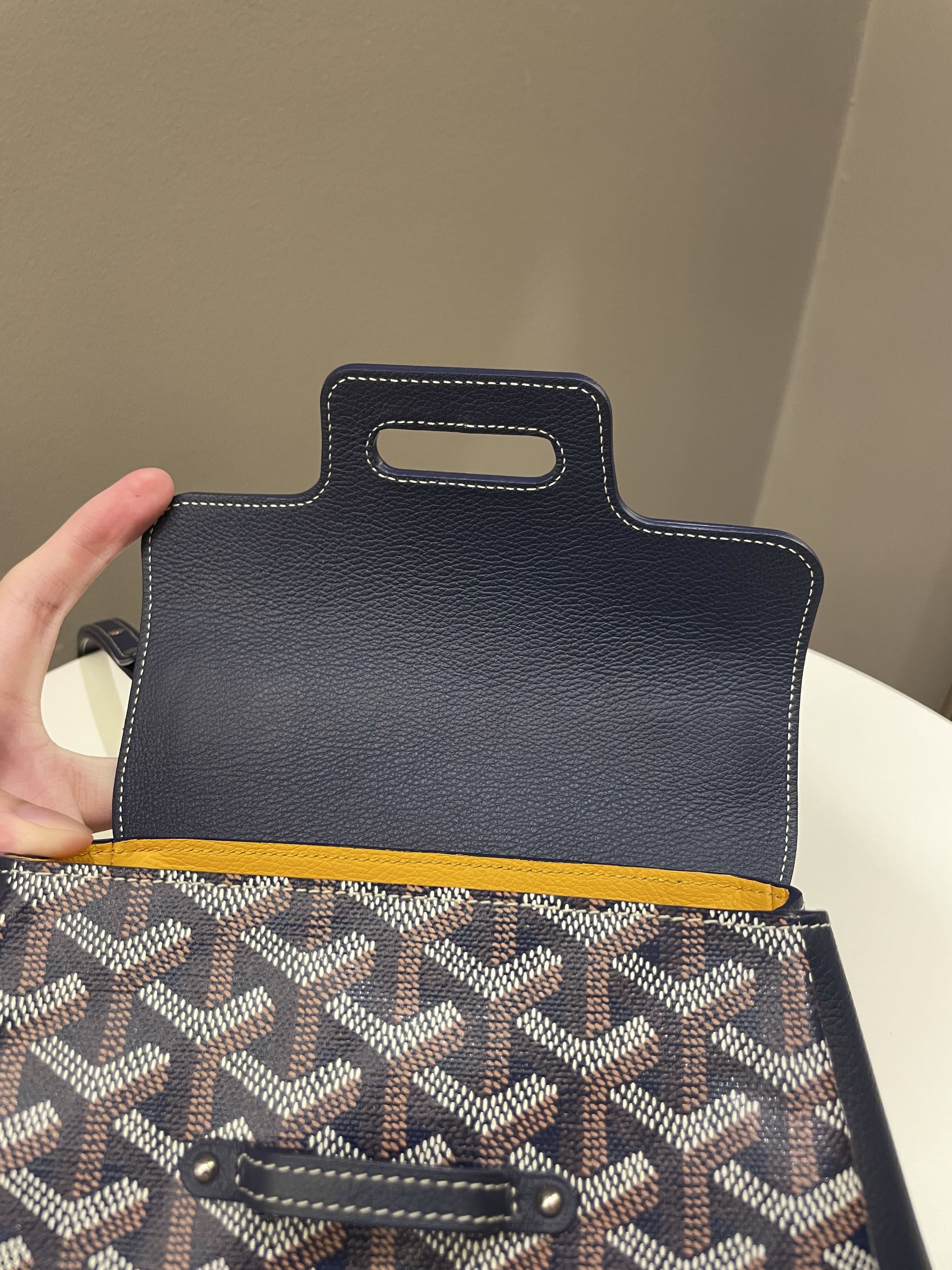 Goyard Mini Saigon Souple Bleu Marine