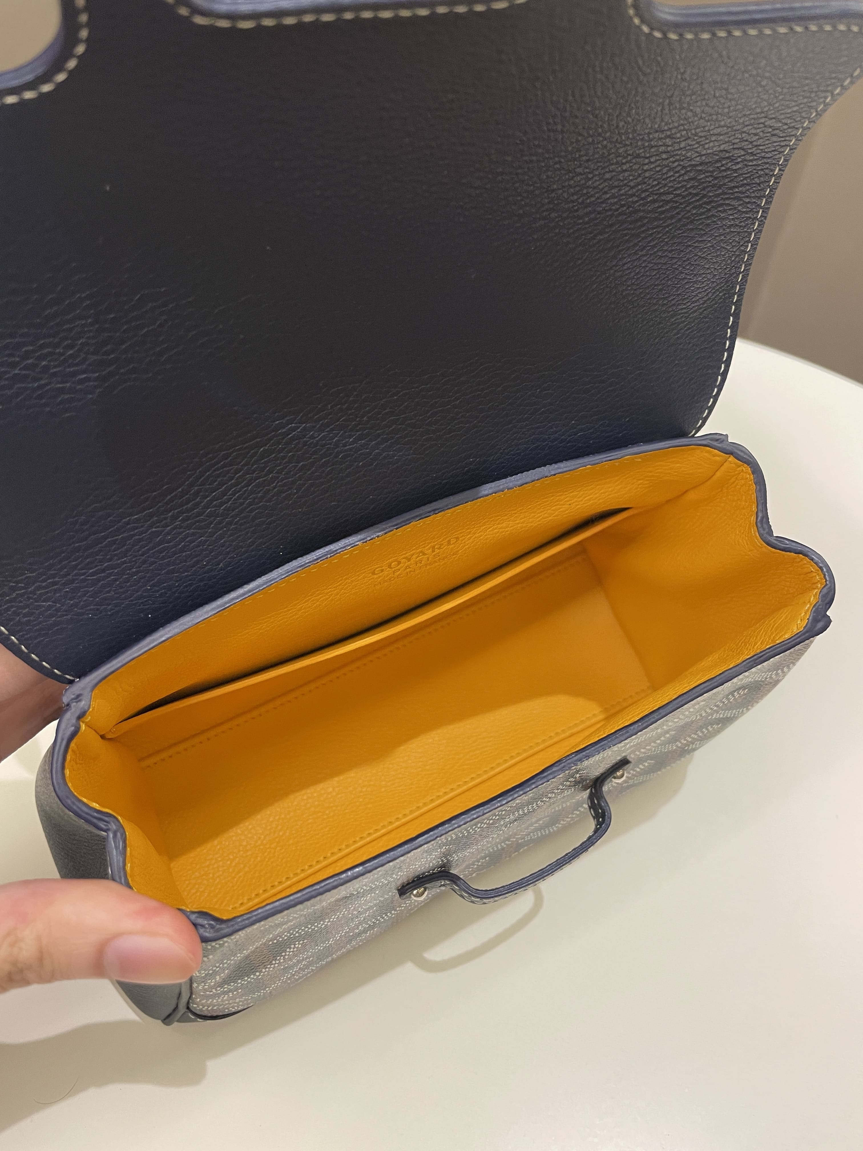 Goyard Mini Saigon Souple Bleu Marine