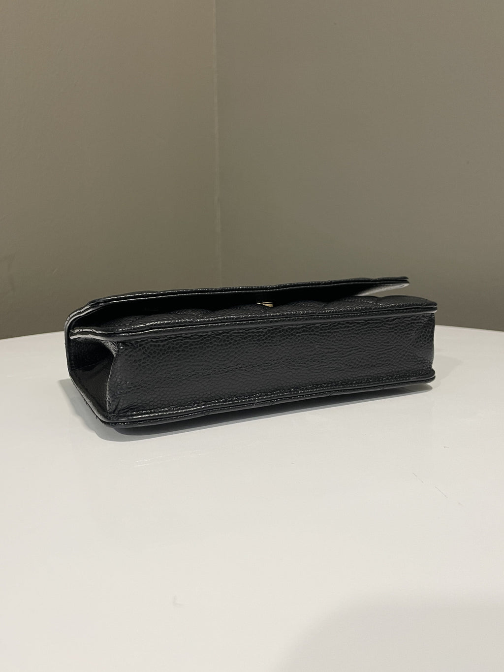 Chanel Classic Quilted Wallet on Chain Black Caviar