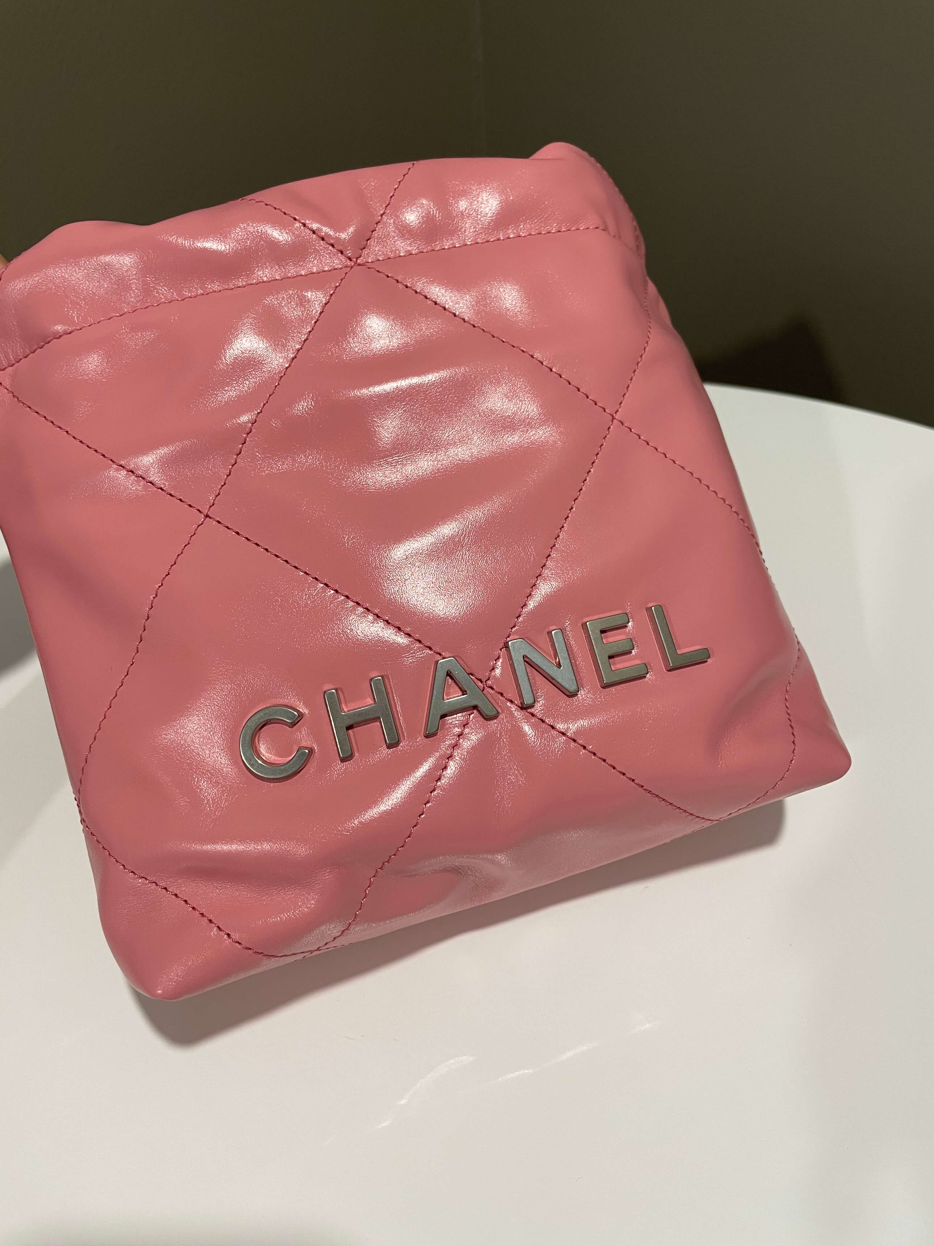 Chanel 22 Mini Pink Calfskin
