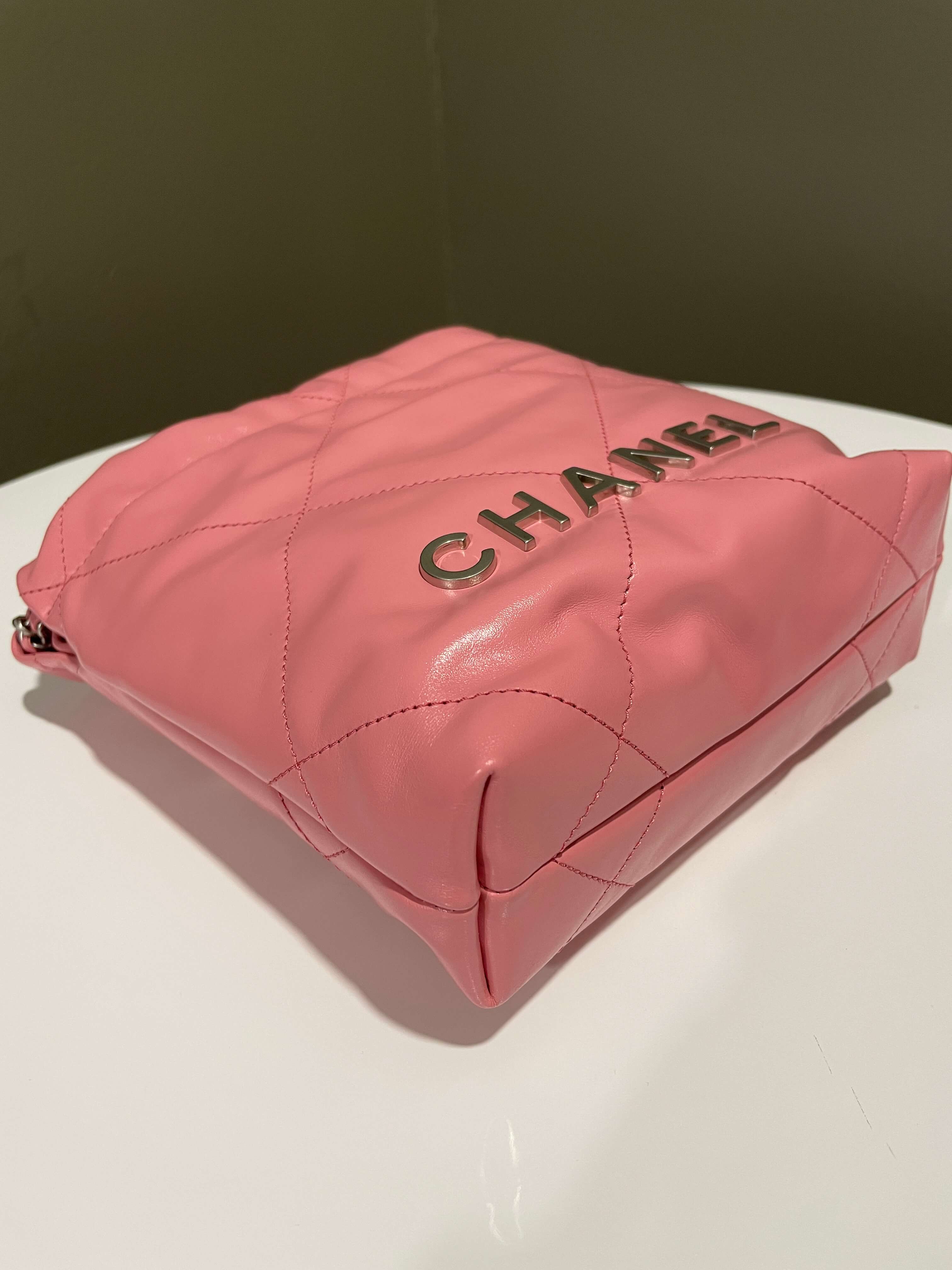 Chanel 22 Mini Pink Calfskin