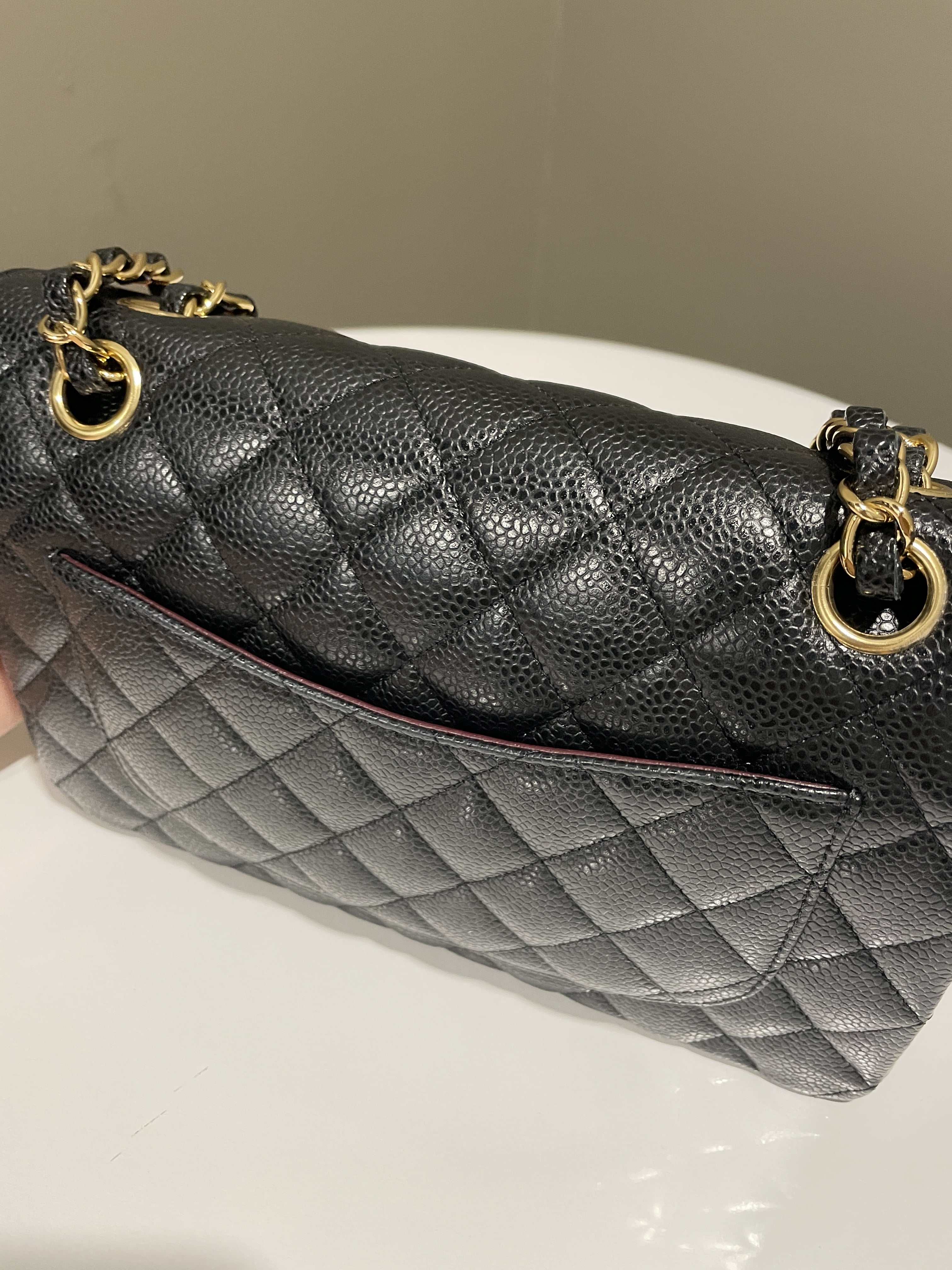 Chanel Classic Quilted Small Double Flap Black Caviar
