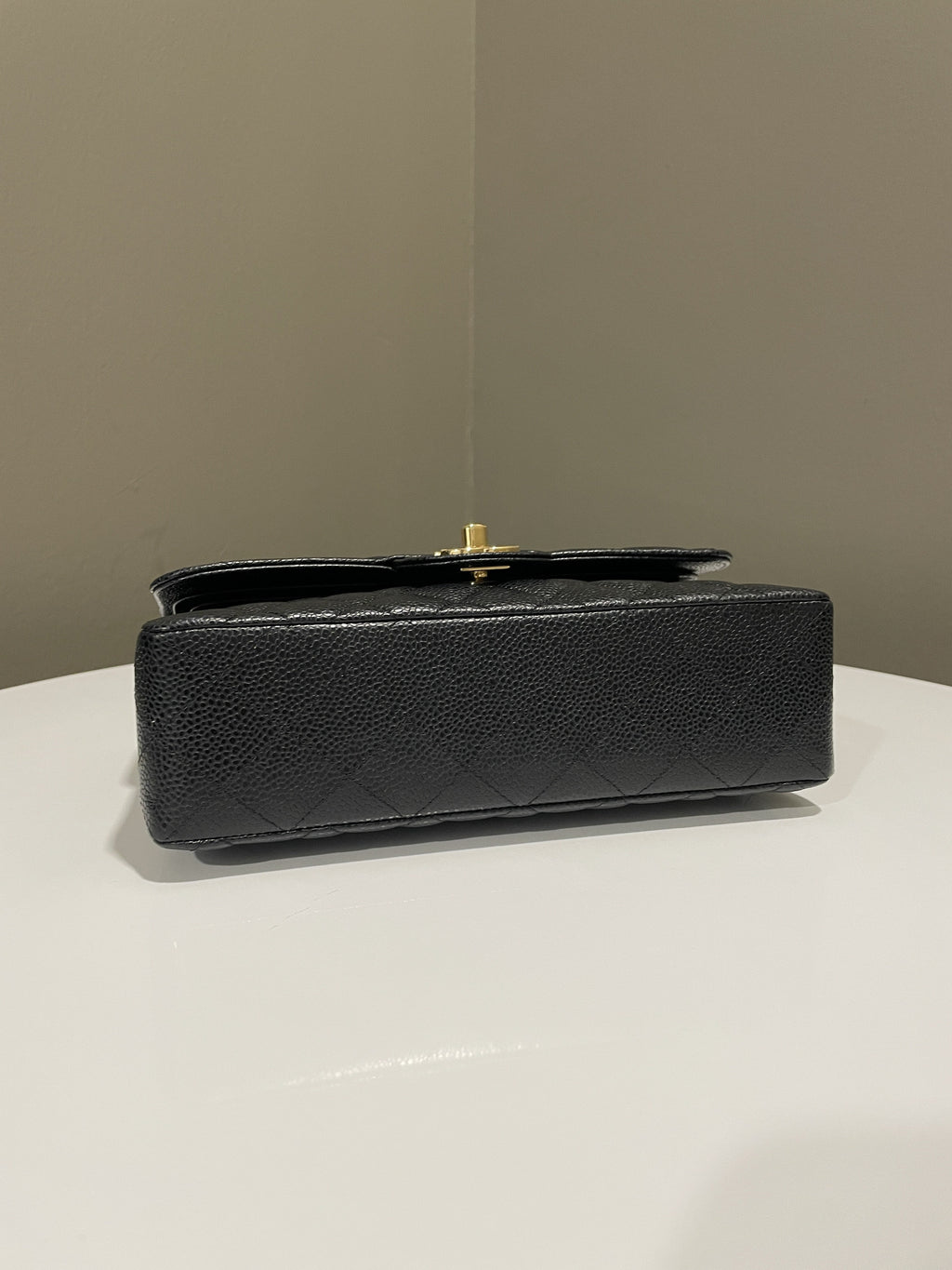 Chanel Classic Quilted Small Double Flap Black Caviar