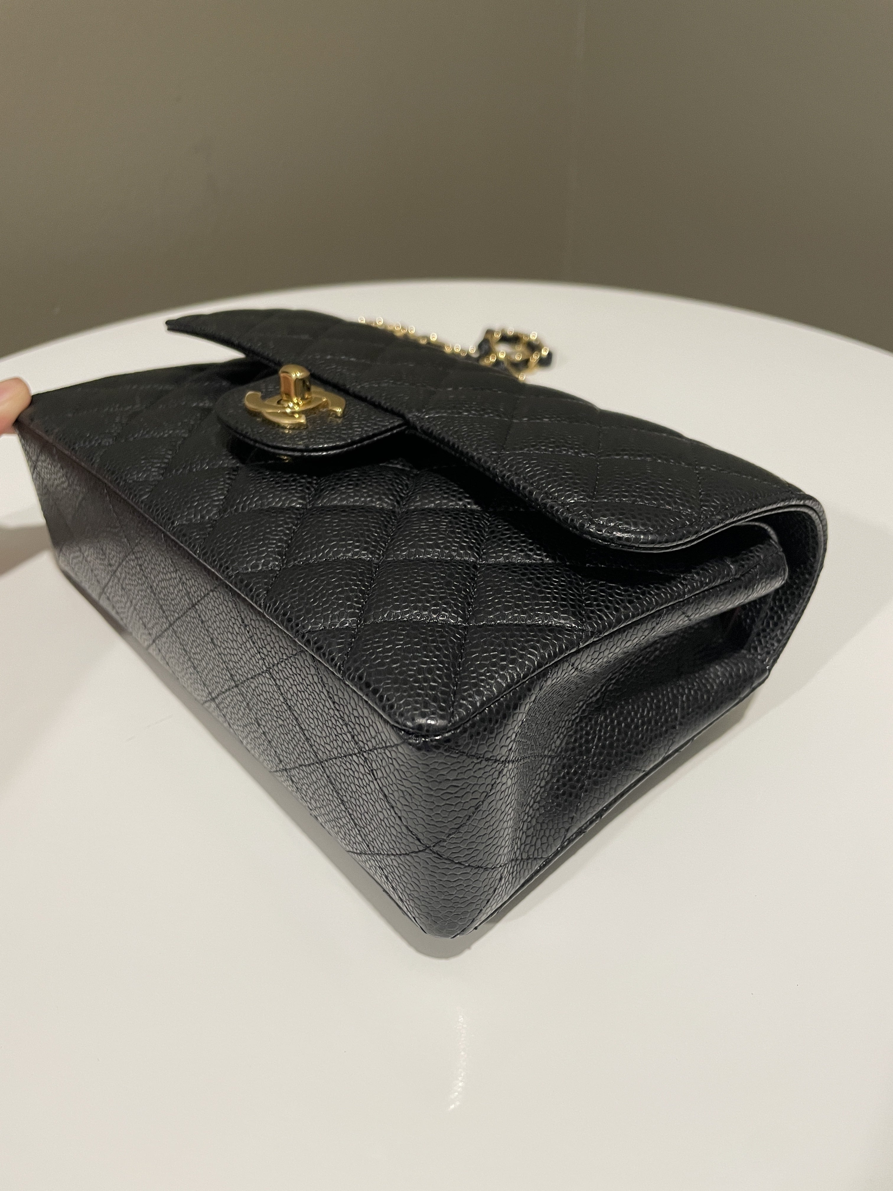 Chanel Classic Quilted Small Double Flap Black Caviar