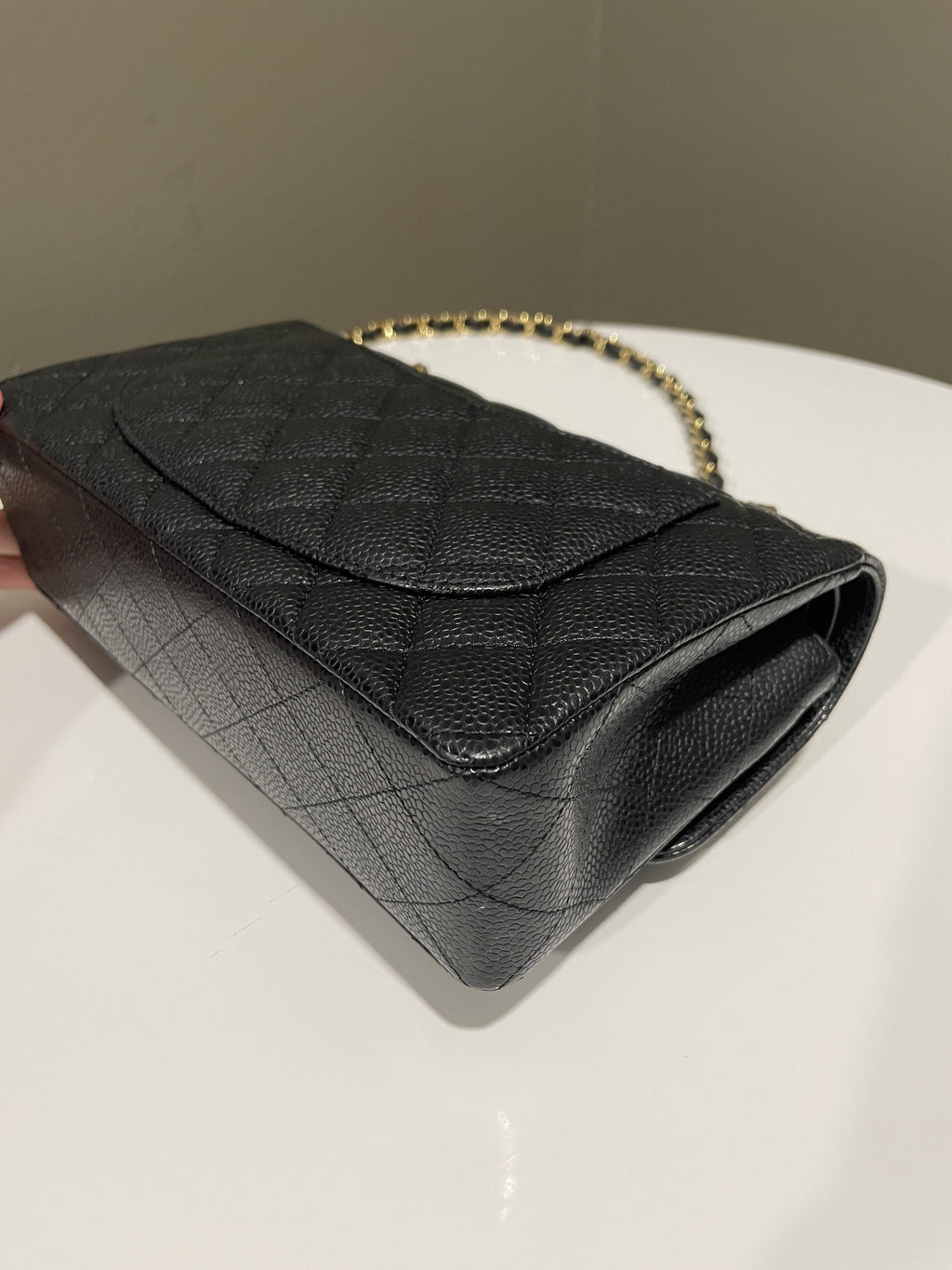 Chanel Classic Quilted Small Double Flap Black Caviar