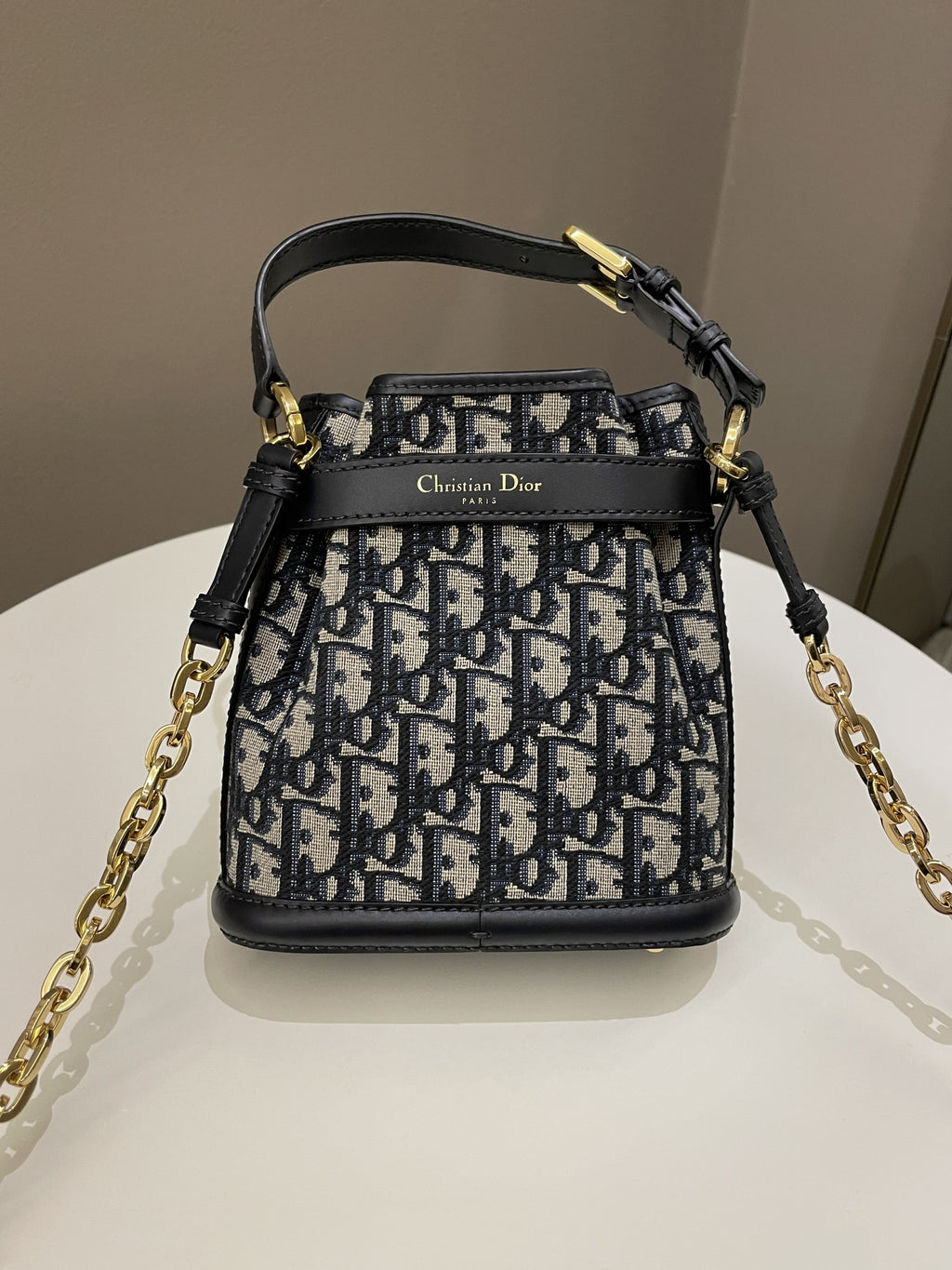 Dior CÃƒÂ¢Ã¢â€šÂ¬Ã¢â€žÂ¢est Bucket Bag Blue Dior Oblique