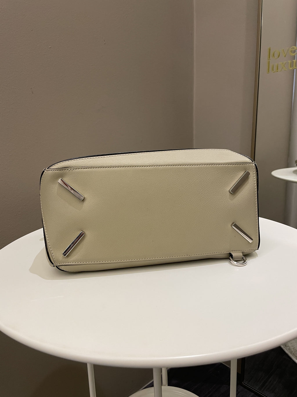 Loewe Puzzle Bag Beige Grainy Calfskin