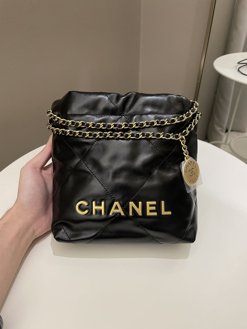 Chanel 22 Mini Black Calfskin
