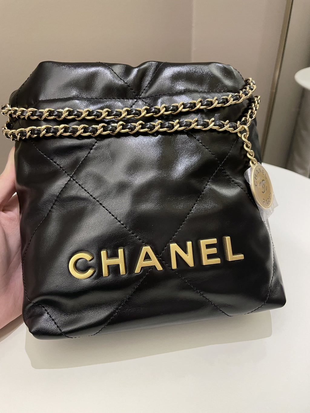 Chanel 22 Mini Black Calfskin