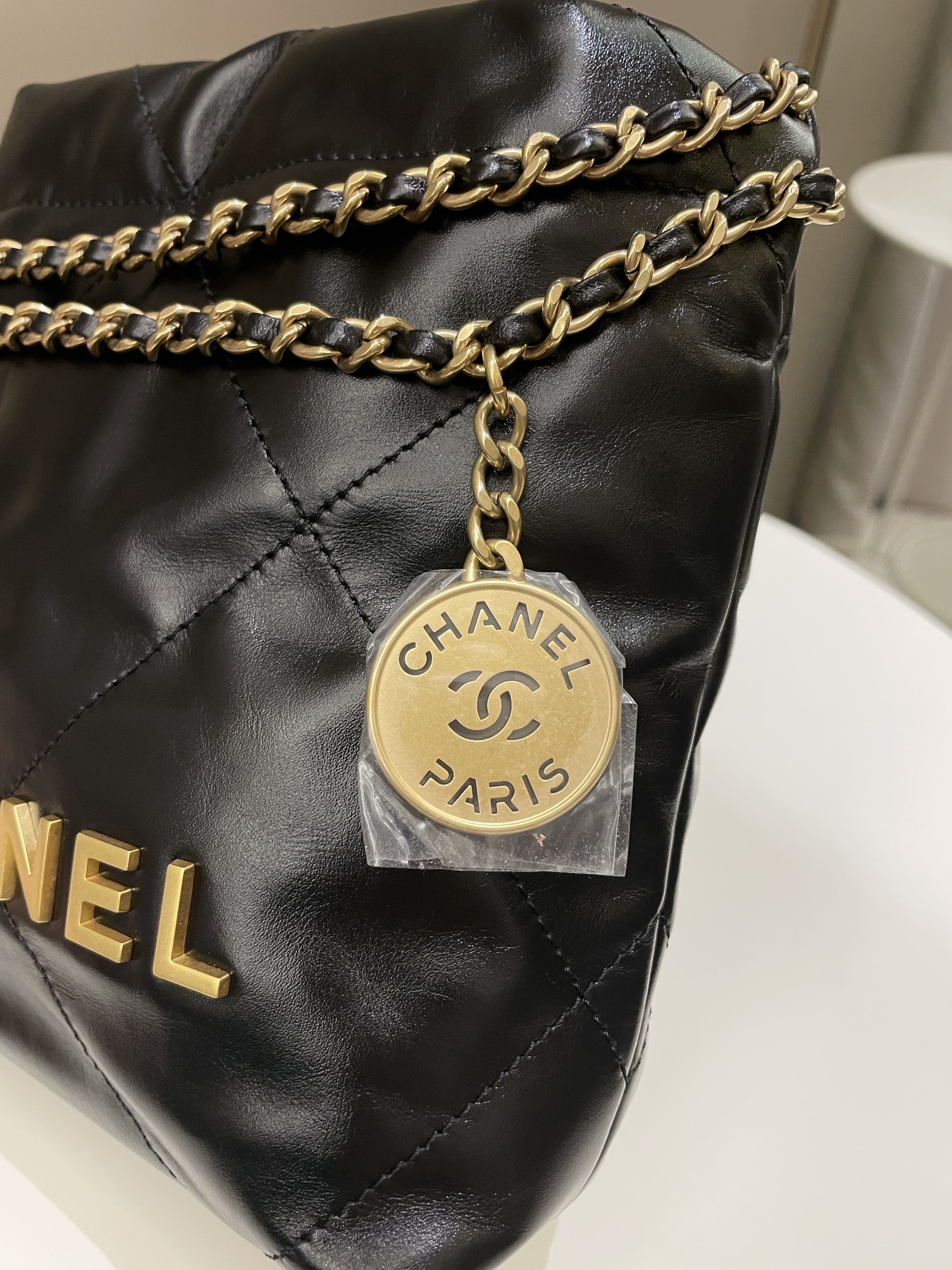 Chanel 22 Mini Black Calfskin