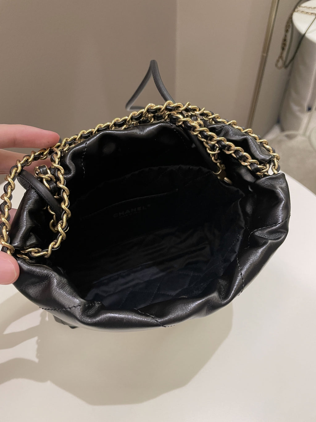 Chanel 22 Mini Black Calfskin
