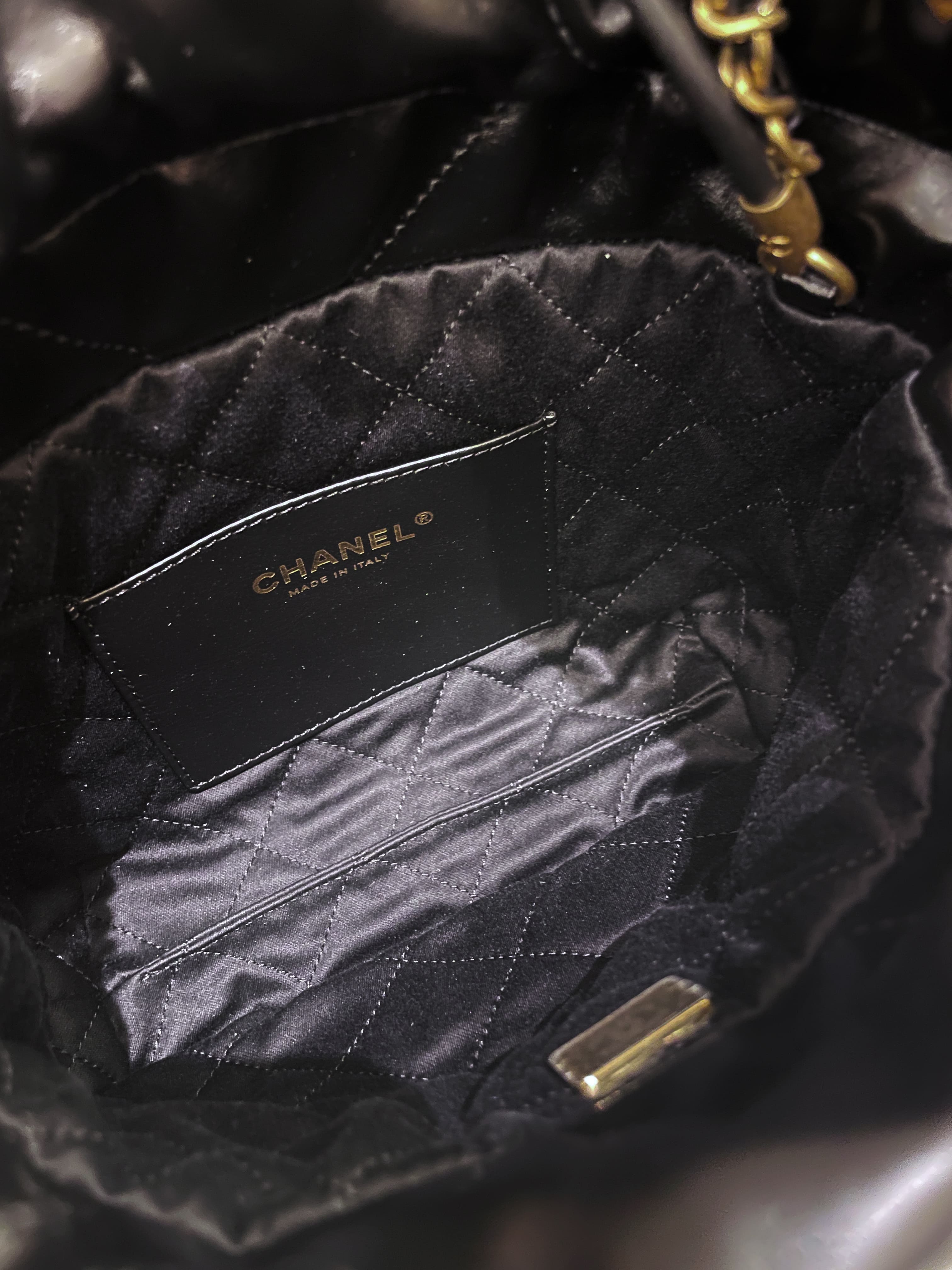 Chanel 22 Mini Black Calfskin