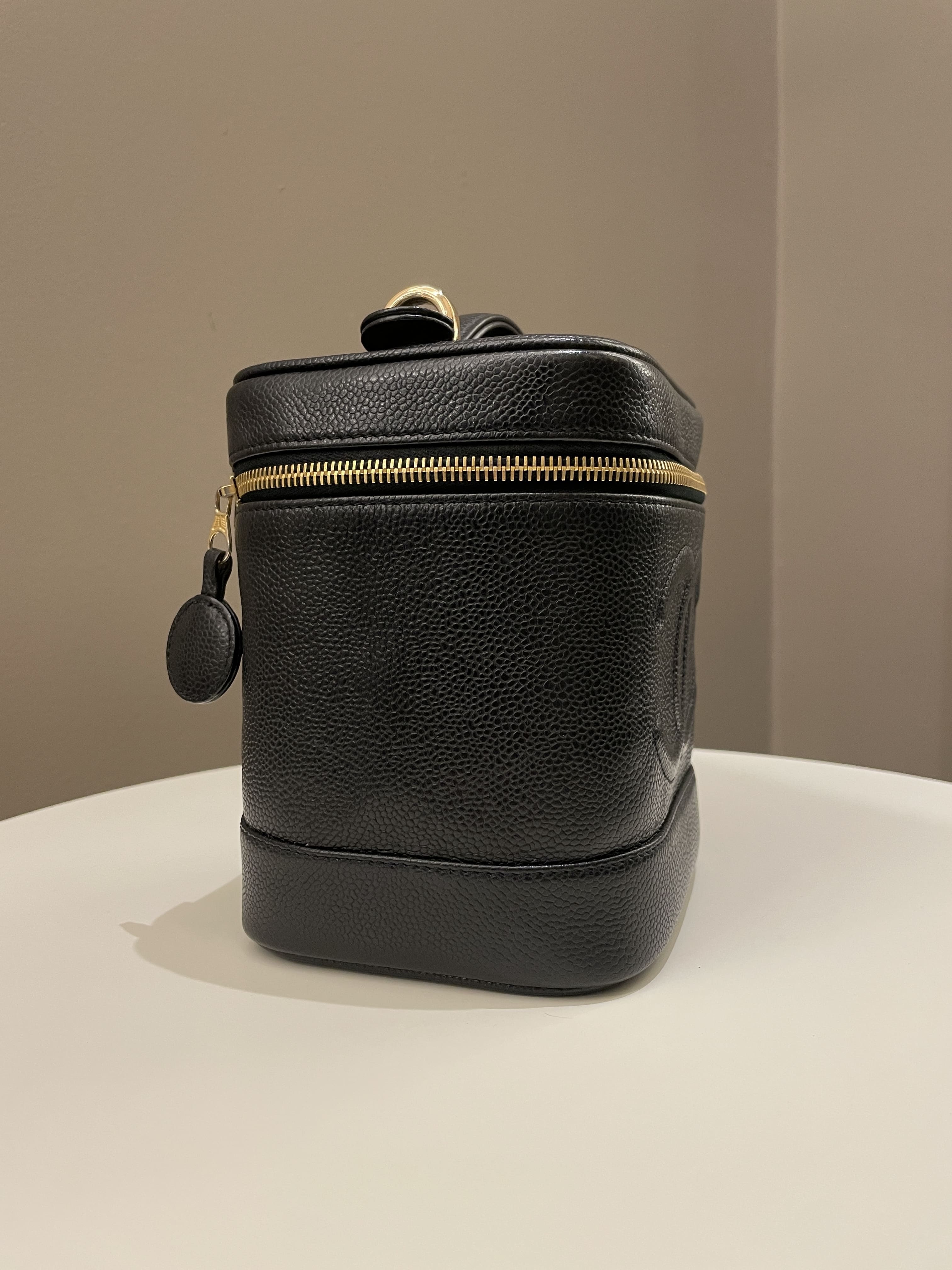Chanel Vintage Vanity Black Caviar