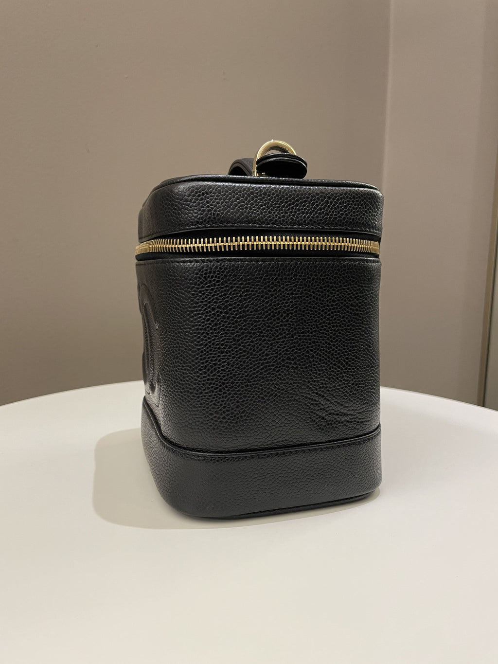 Chanel Vintage Vanity Black Caviar