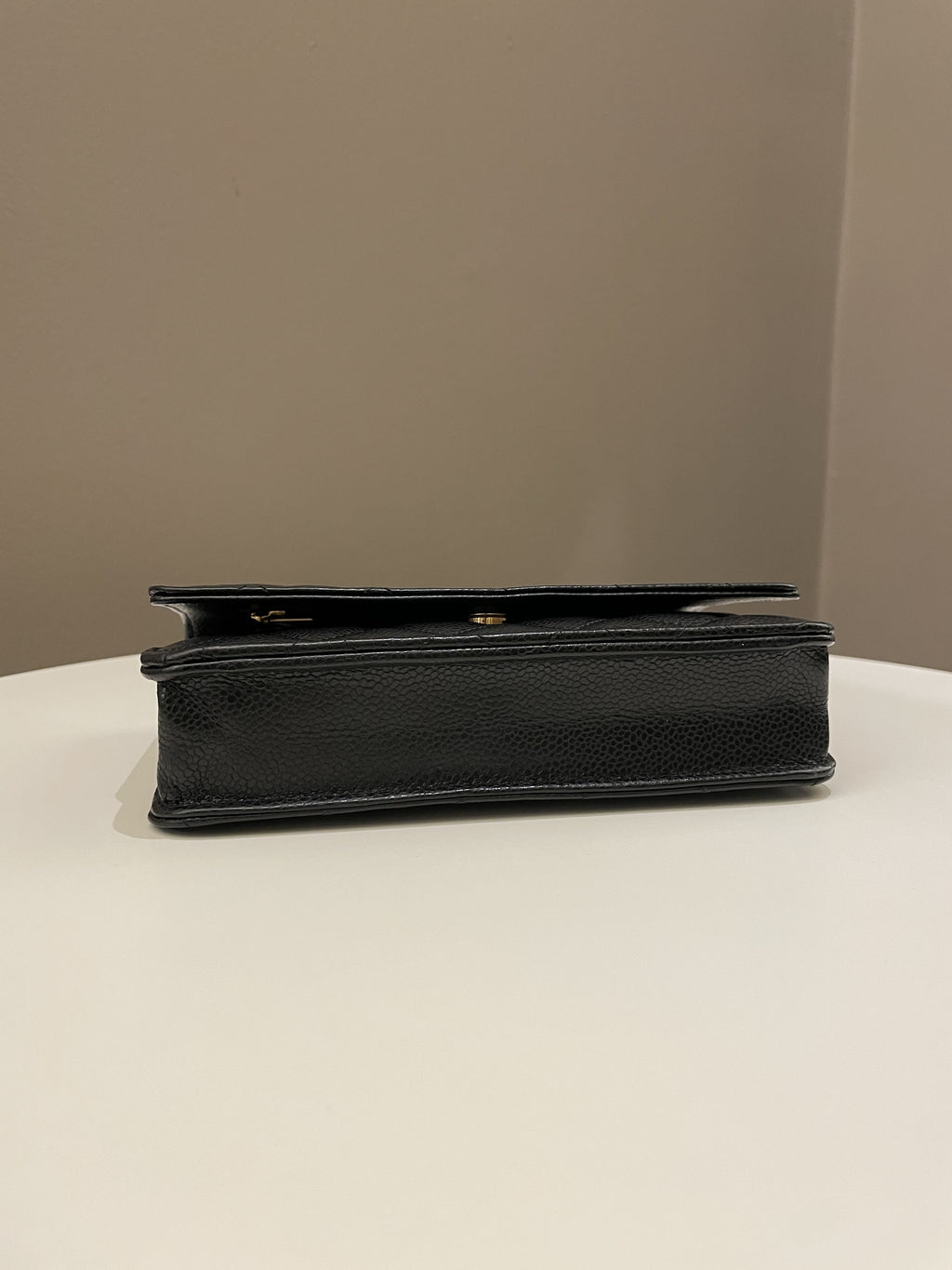 Chanel Classic Quilted Wallet on Chain Black Caviar
