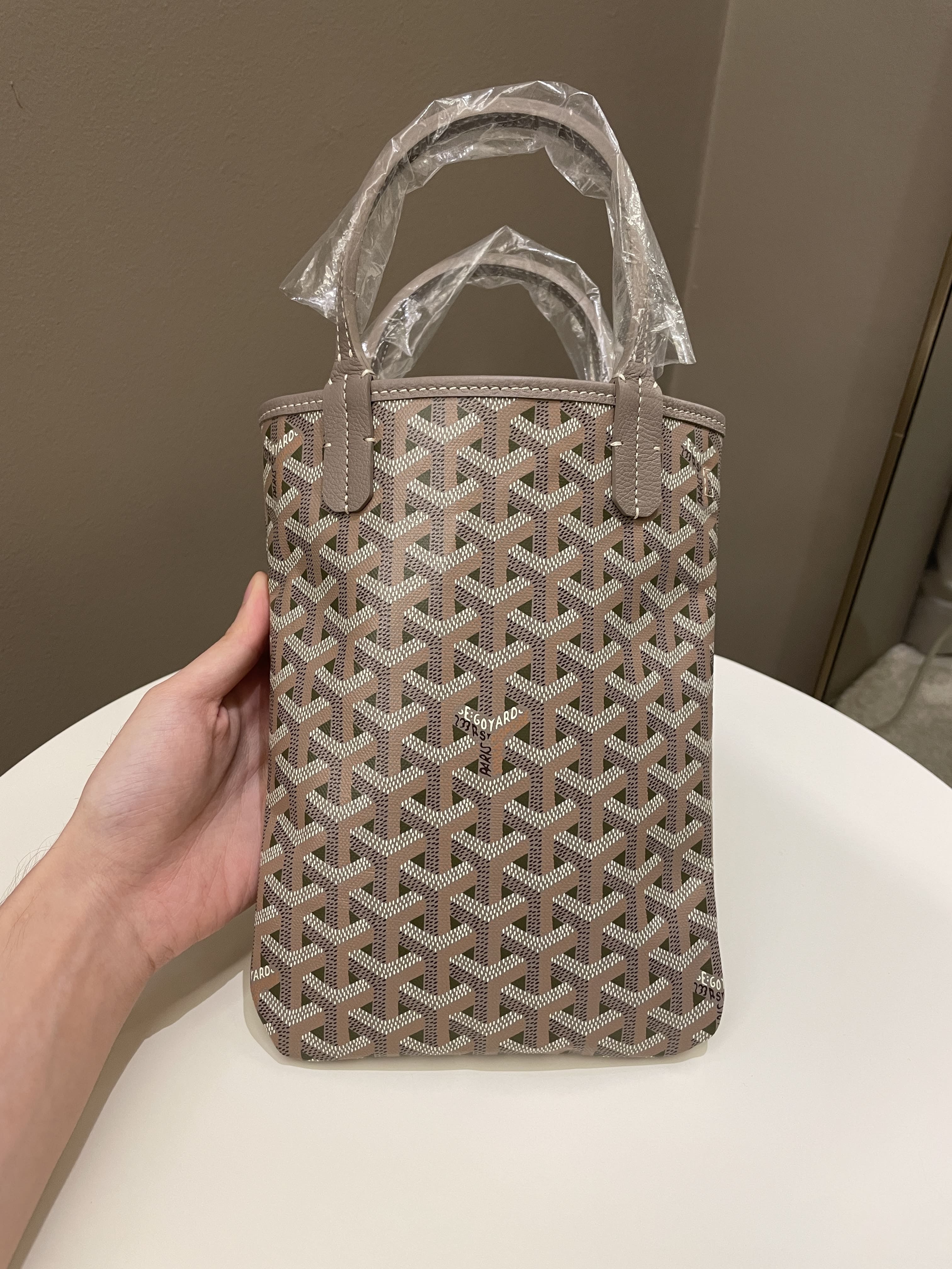 Goyard Sac Poitiers Claire-Voie Kaki Fond