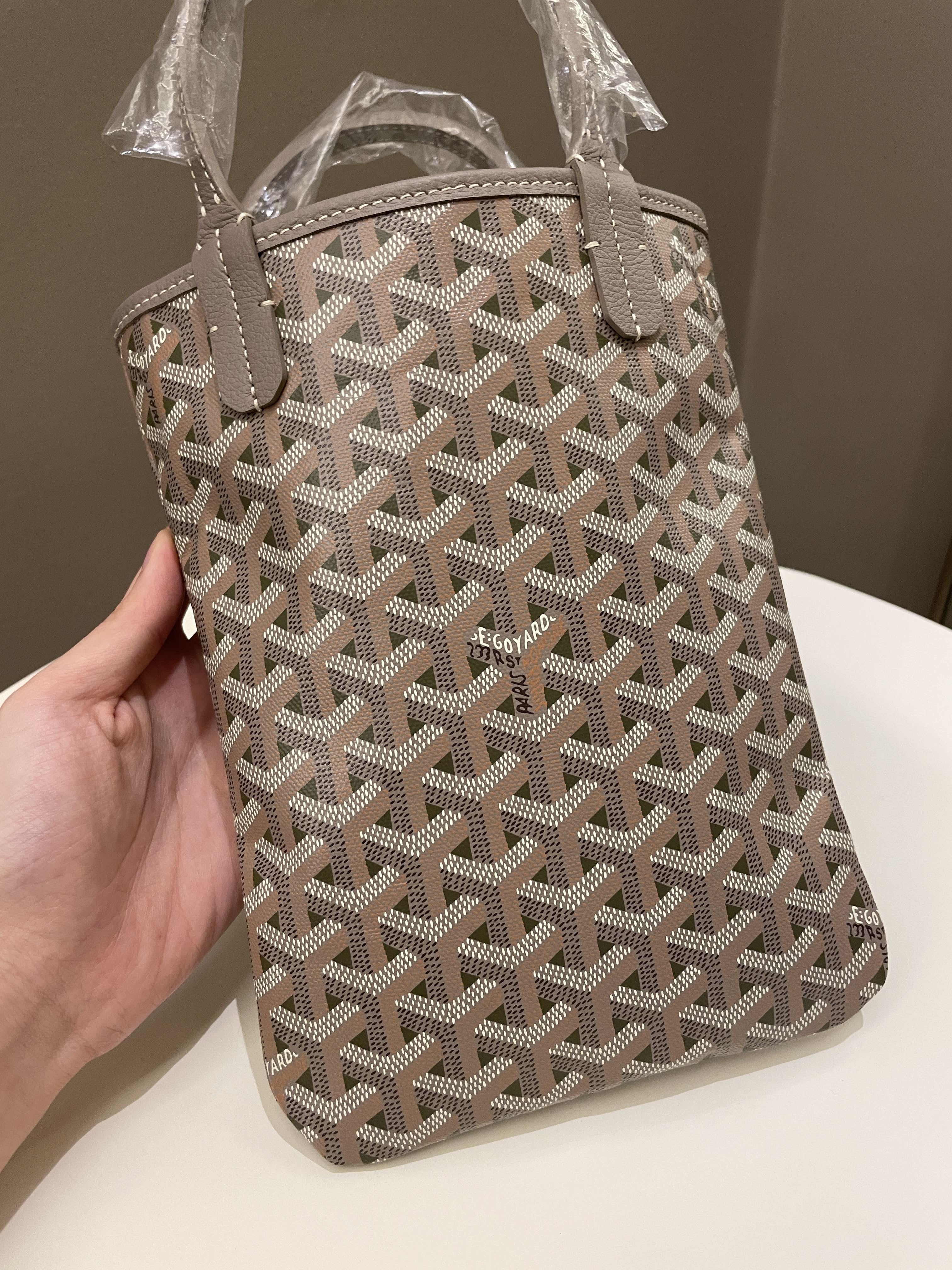 Goyard Sac Poitiers Claire-Voie Kaki Fond