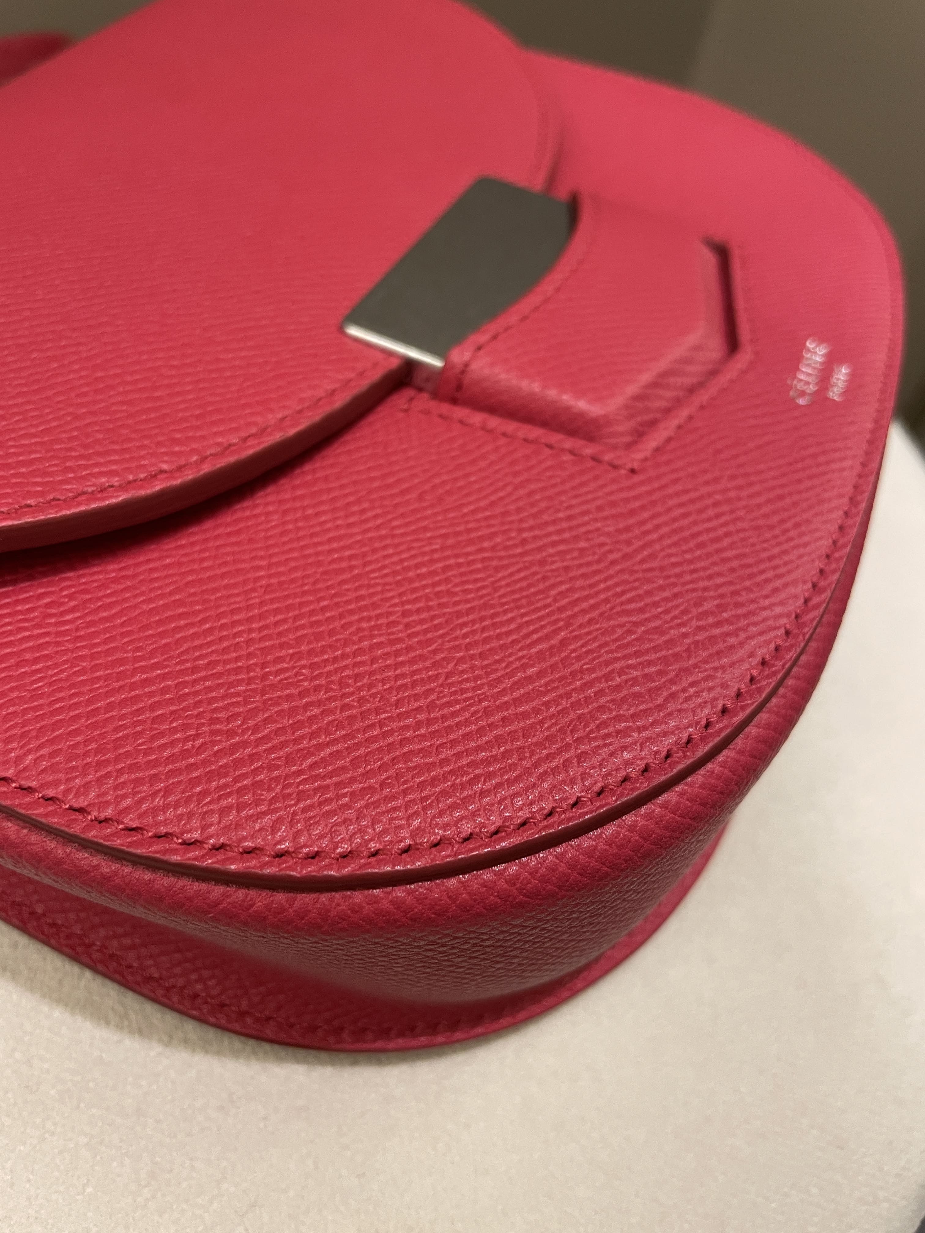 Celine Trotteur Bag Light Red (Epsom Like) Leather