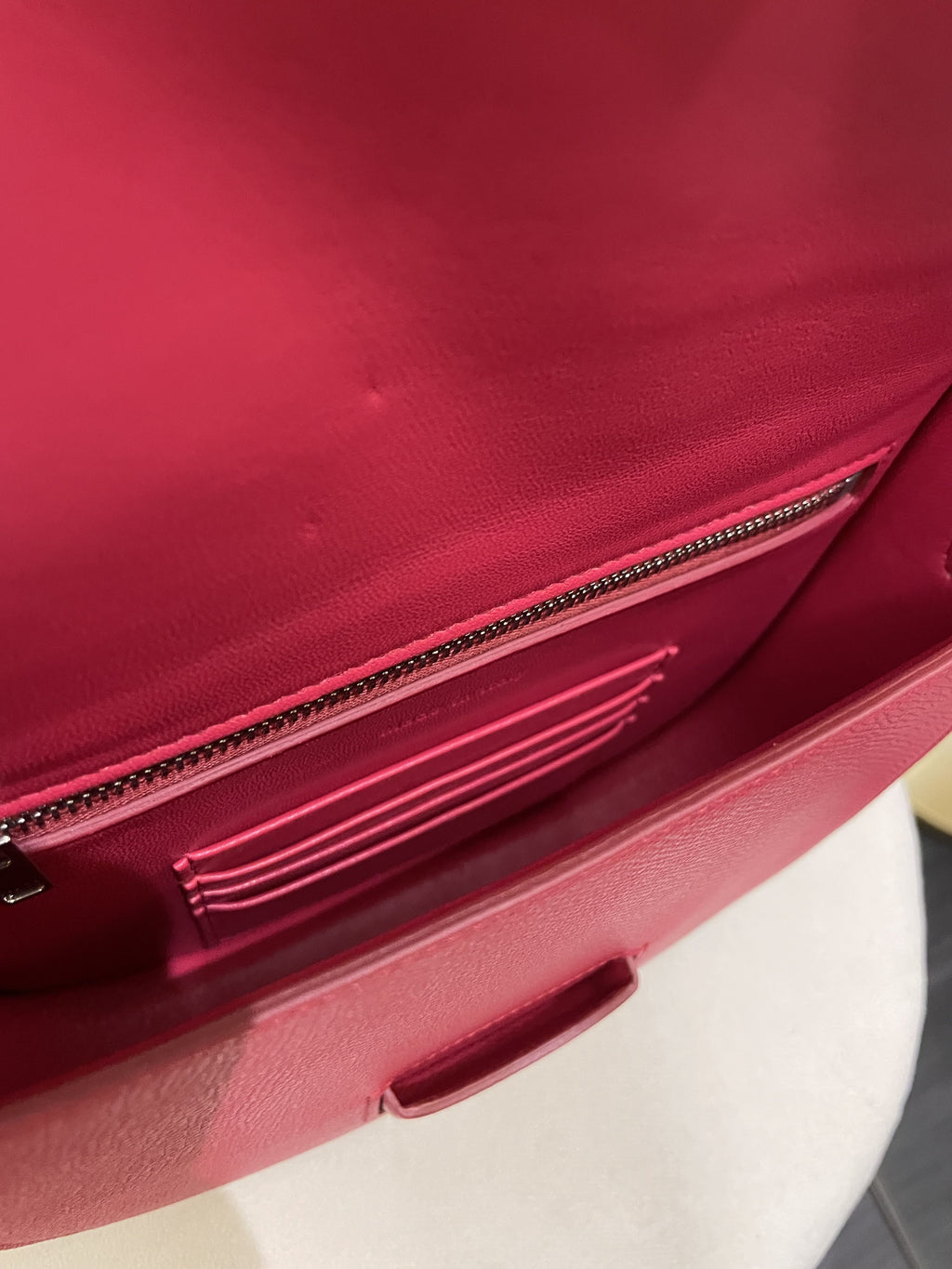 Celine Trotteur Bag Light Red (Epsom Like) Leather