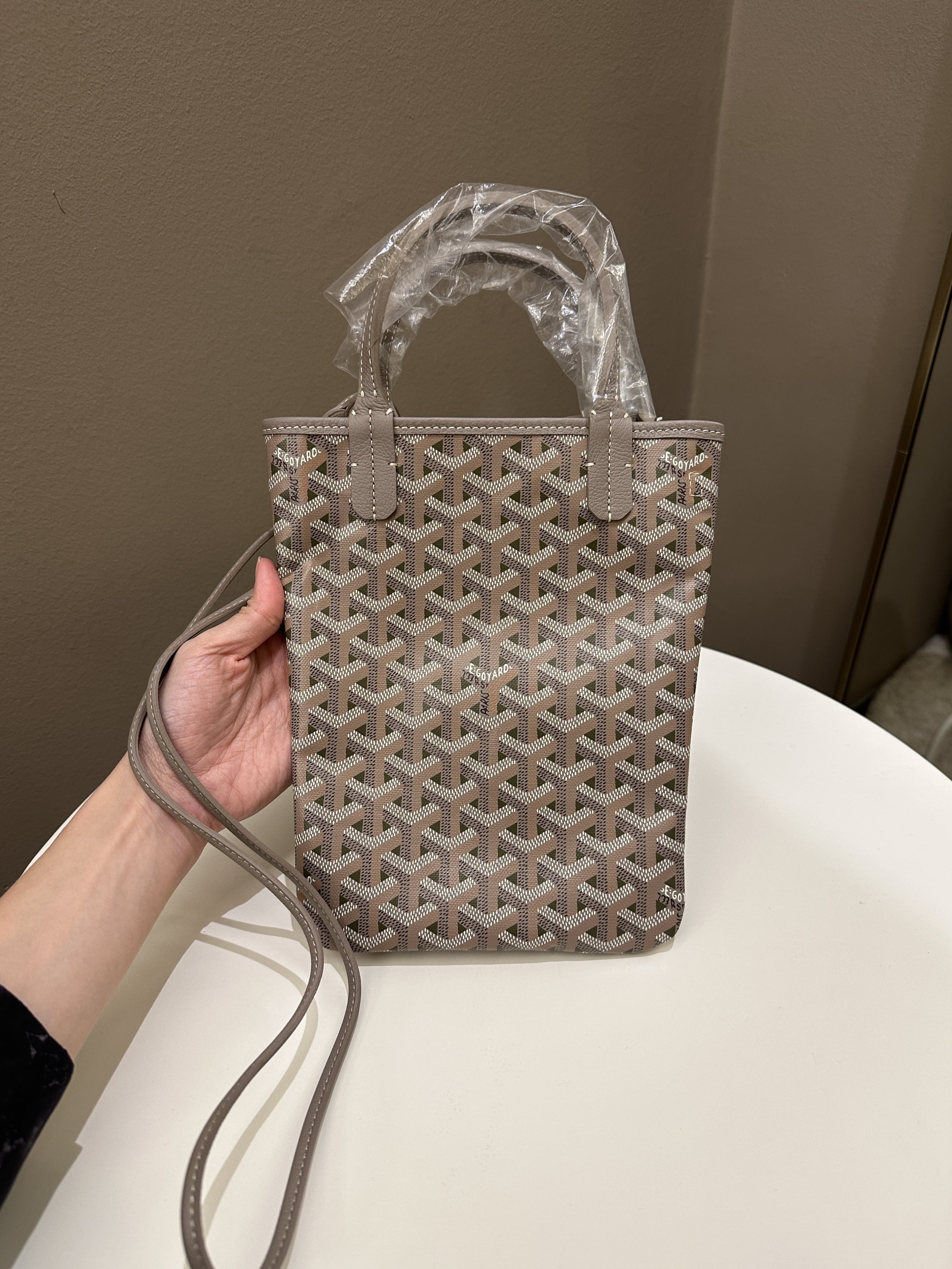 Goyard Sac Poitiers Claire-Voie Kaki Fond