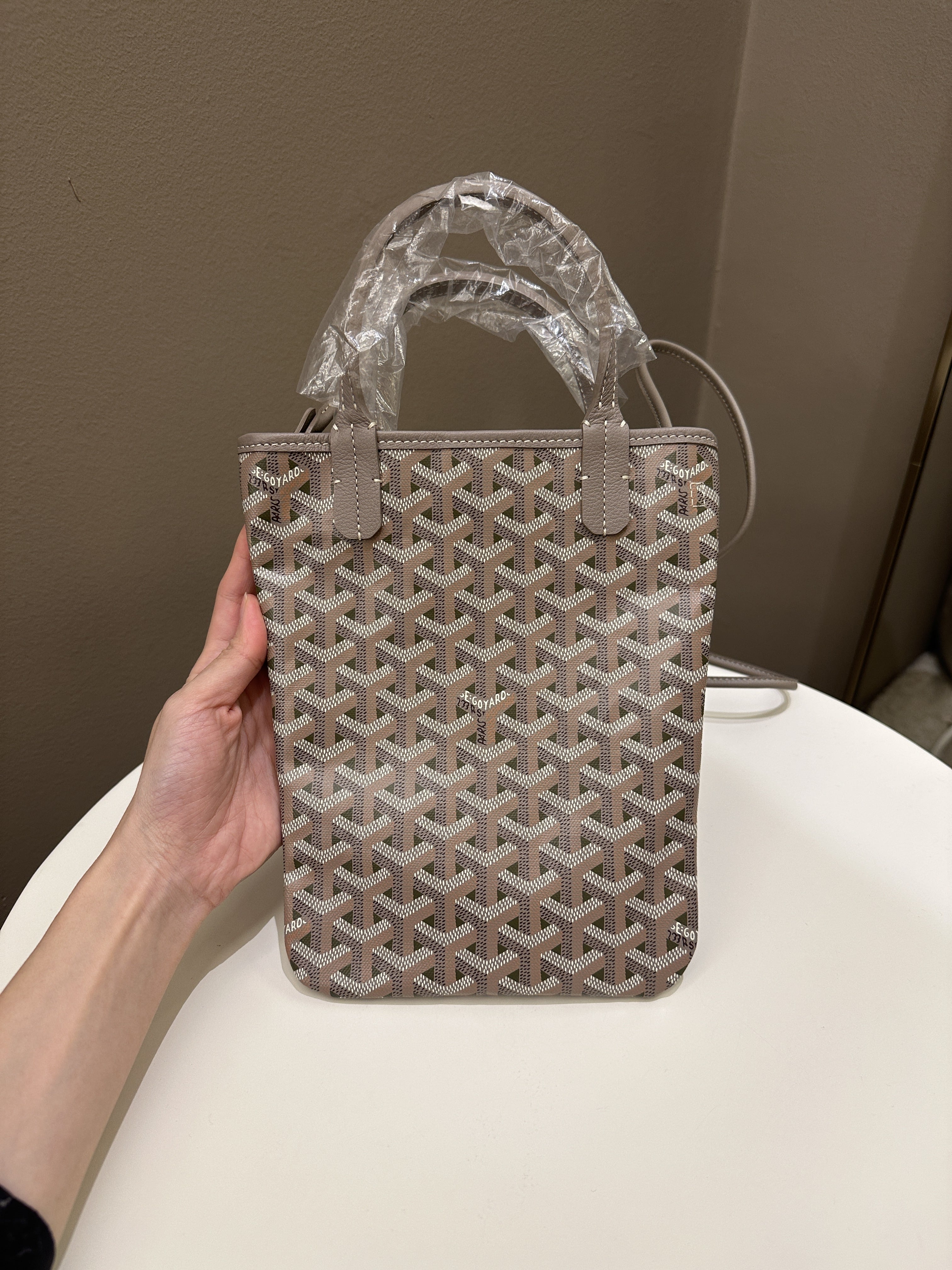 Goyard Sac Poitiers Claire-Voie Kaki Fond