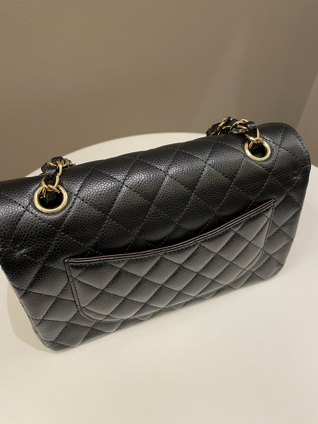 Chanel Classic Quilted Small Double Flap Black Caviar