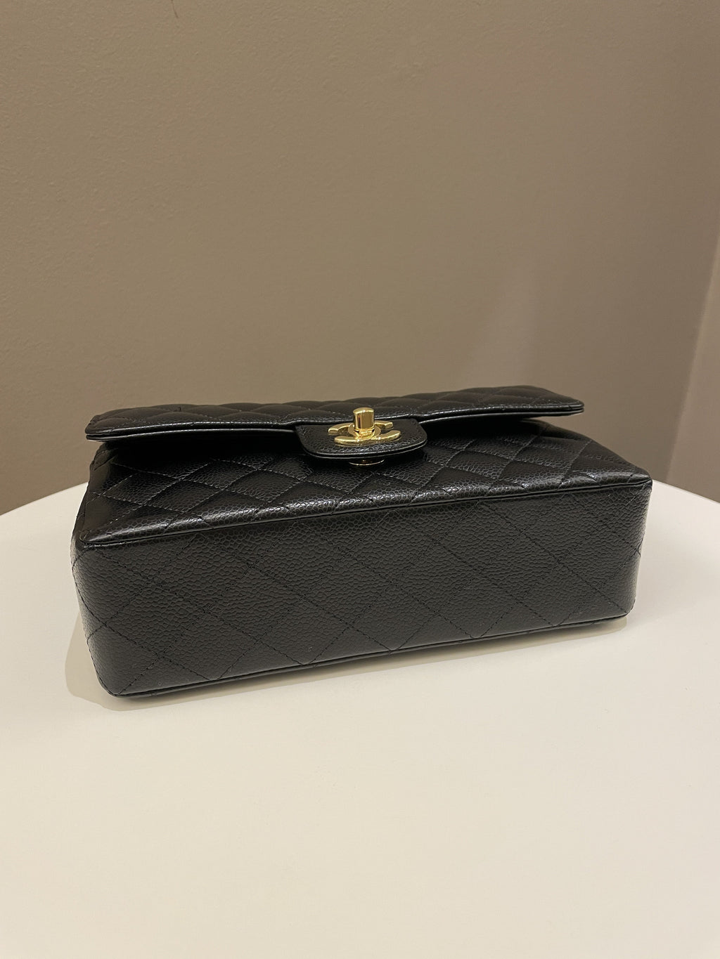 Chanel Classic Quilted Small Double Flap Black Caviar